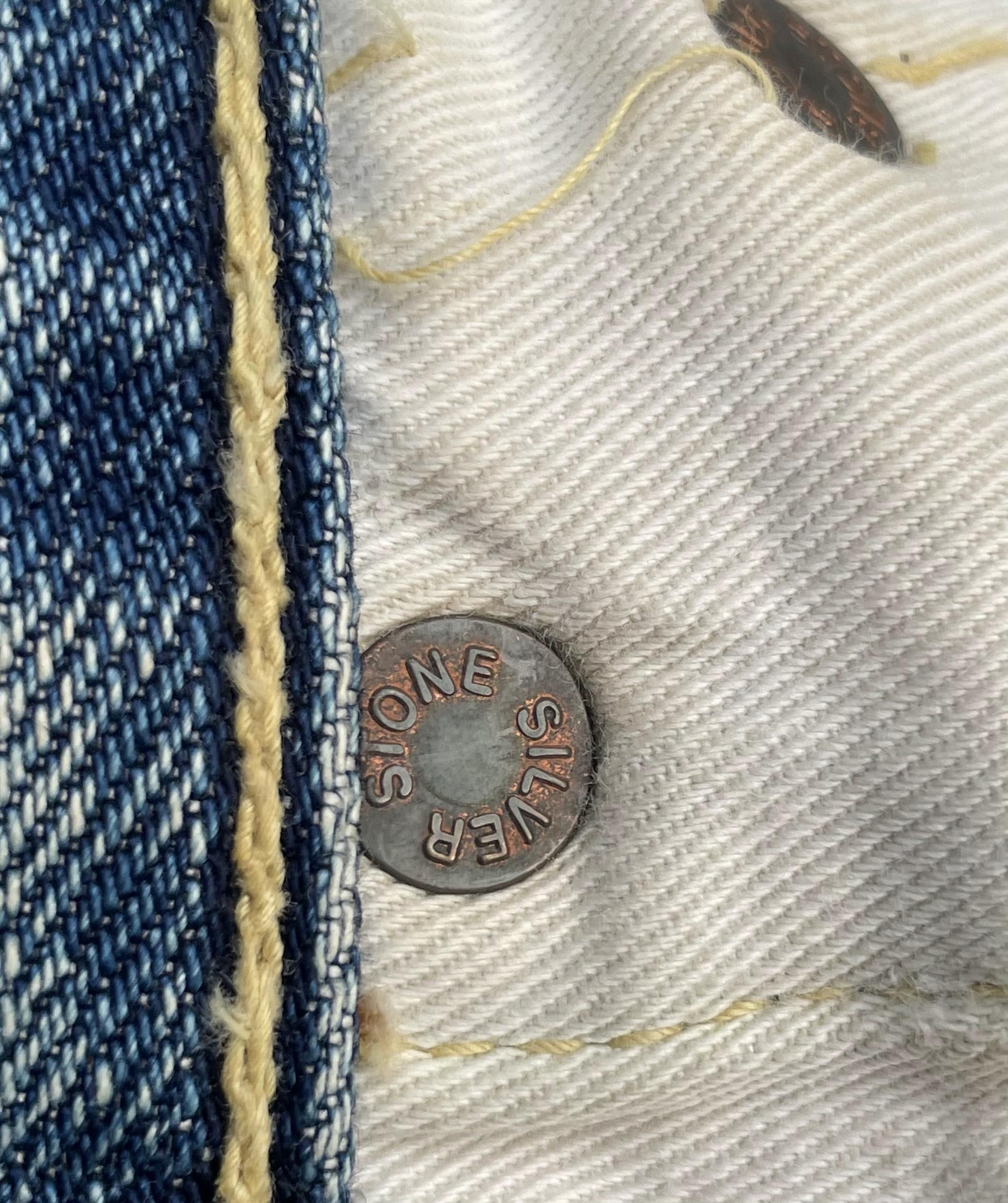 The Silver Stone Vintage Selvedge Silverstone Distresed Denim Size US 30 / EU 46 - 15 Thumbnail