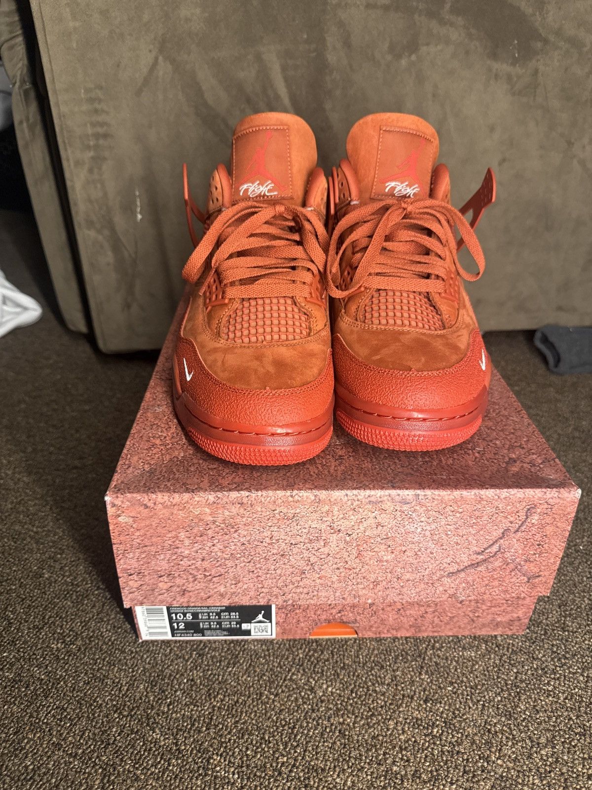 Nike Air Jordan 4 Retro OG SP Nigel Sylvester Brick by Brick Size US 10.5 / EU 43-44 - 1 Thumbnail