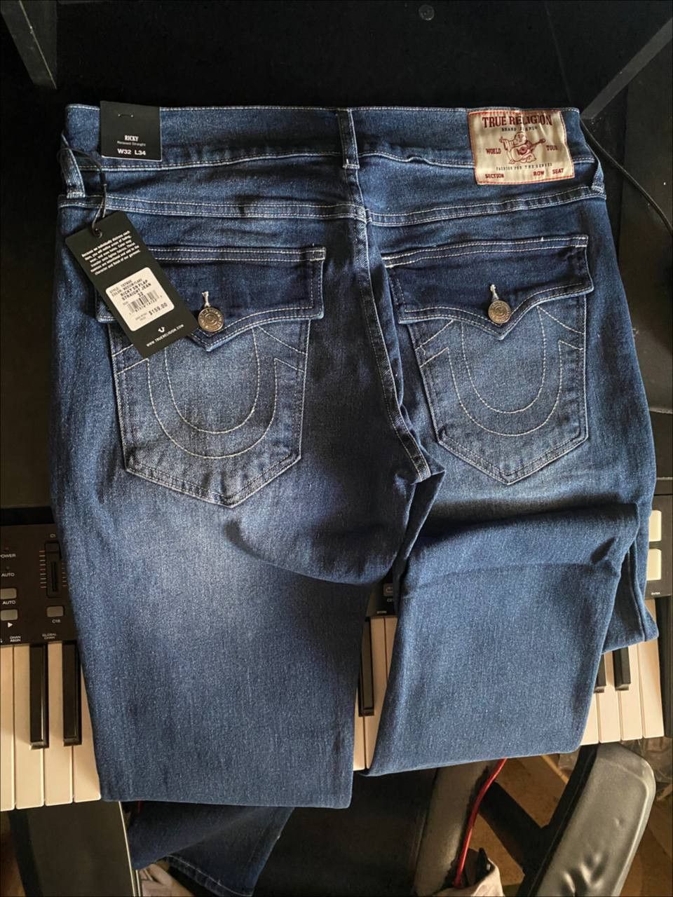 True Religion True Religion Ricky SN Straight Jeans Size US 30 / EU 46 - 1 Thumbnail