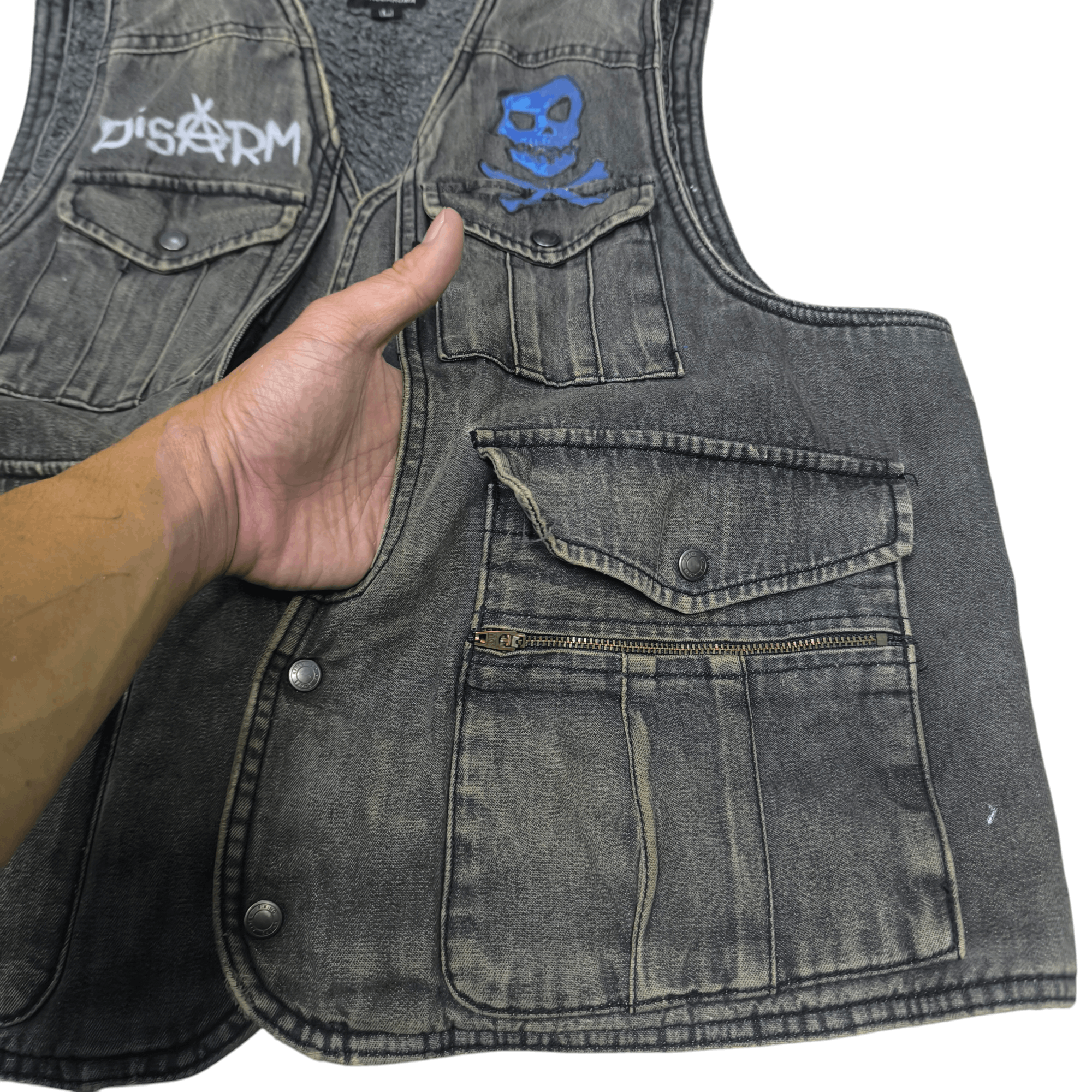 Band Tees PUNK ROCK VEST THE EXPLOITED CIRCLE JERKS HYSTERIC Size US L / EU 52-54 / 3 - 8 Thumbnail