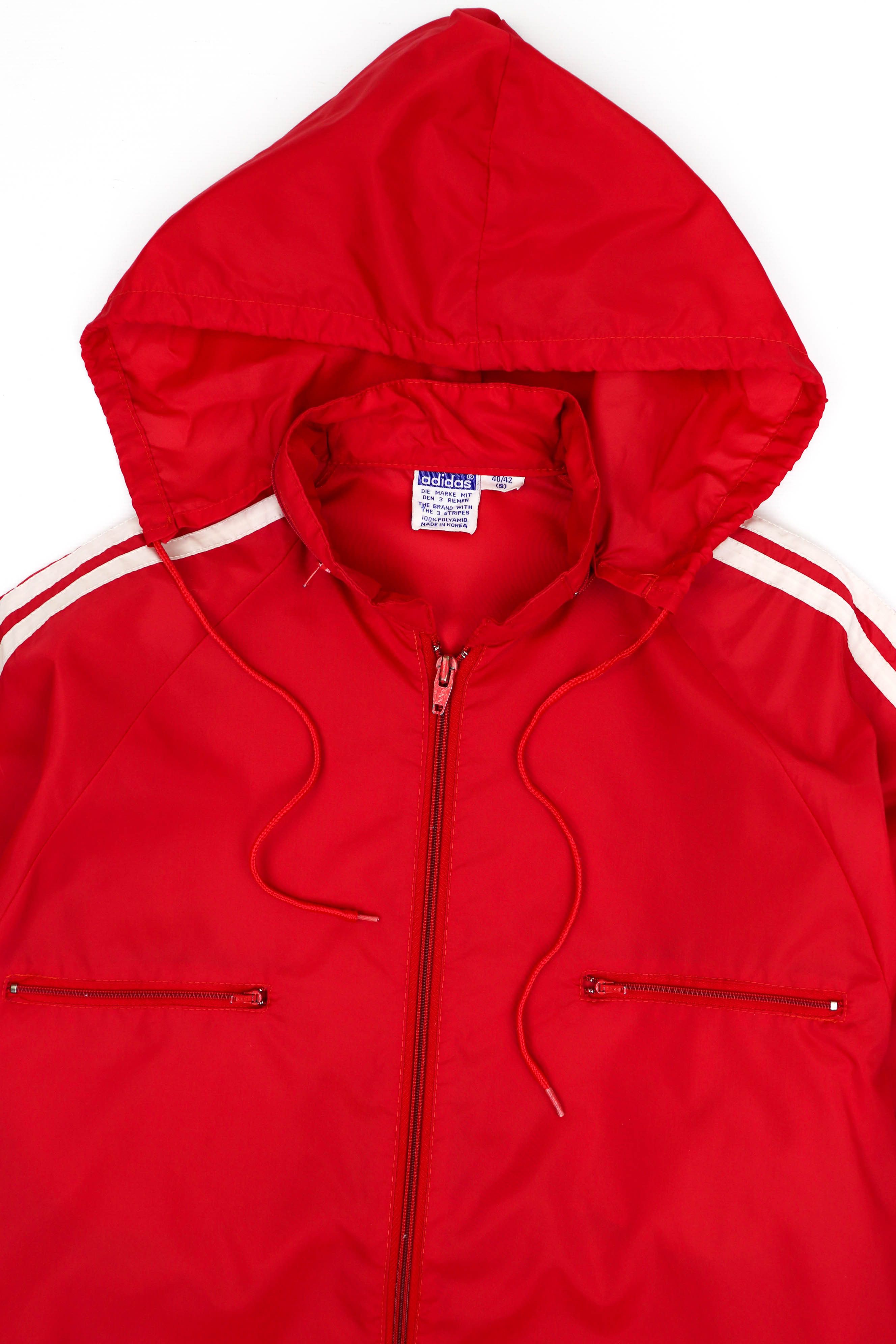 Adidas Adidas Vintage Made in Korea Nylon Windbreaker Hooded Jacket Size US S / EU 44-46 / 1 - 5 Thumbnail