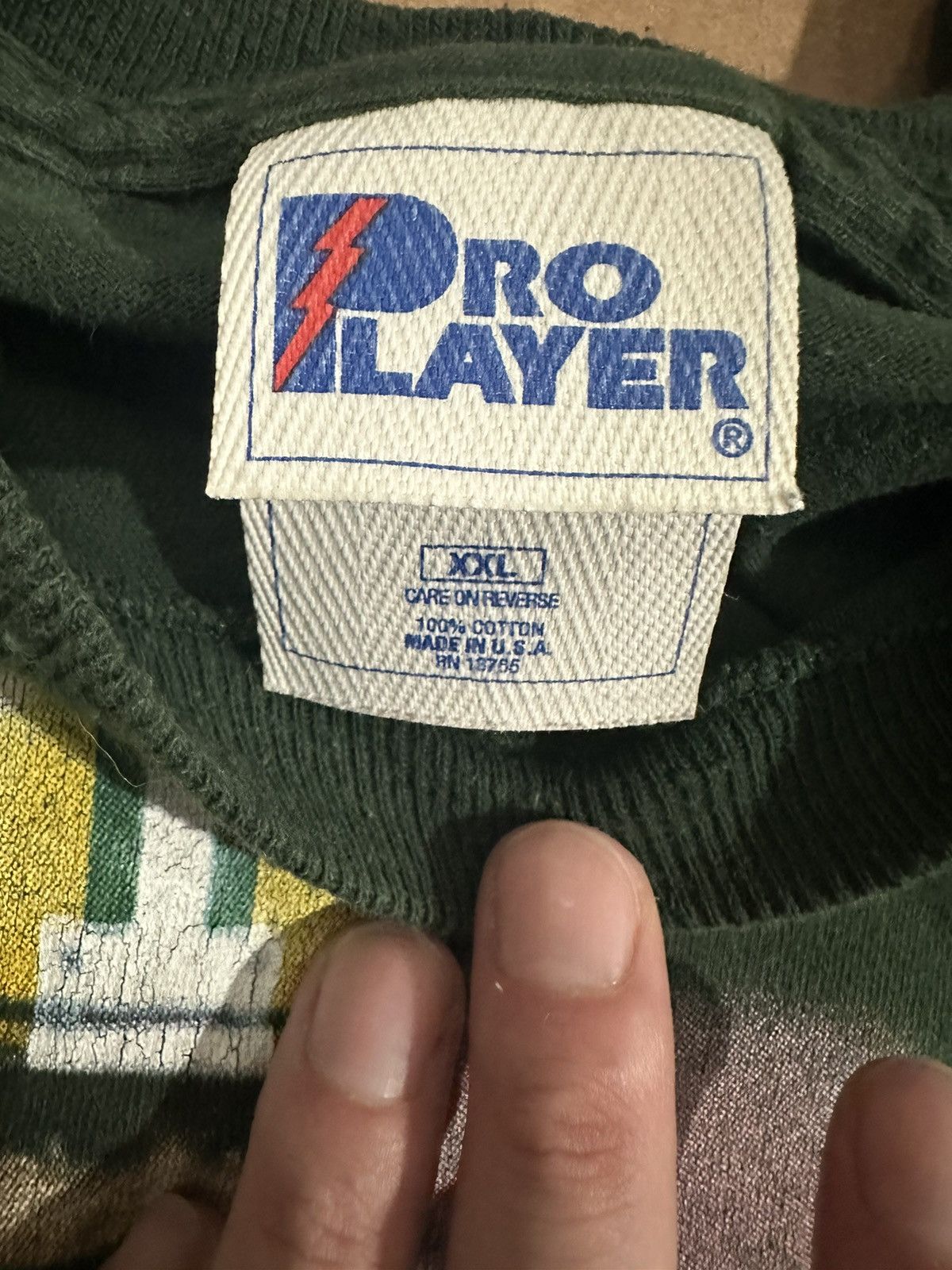 Vintage BRETT FARVE VINTAGE TEE Size US XXL / EU 58 / 5 - 2 Thumbnail