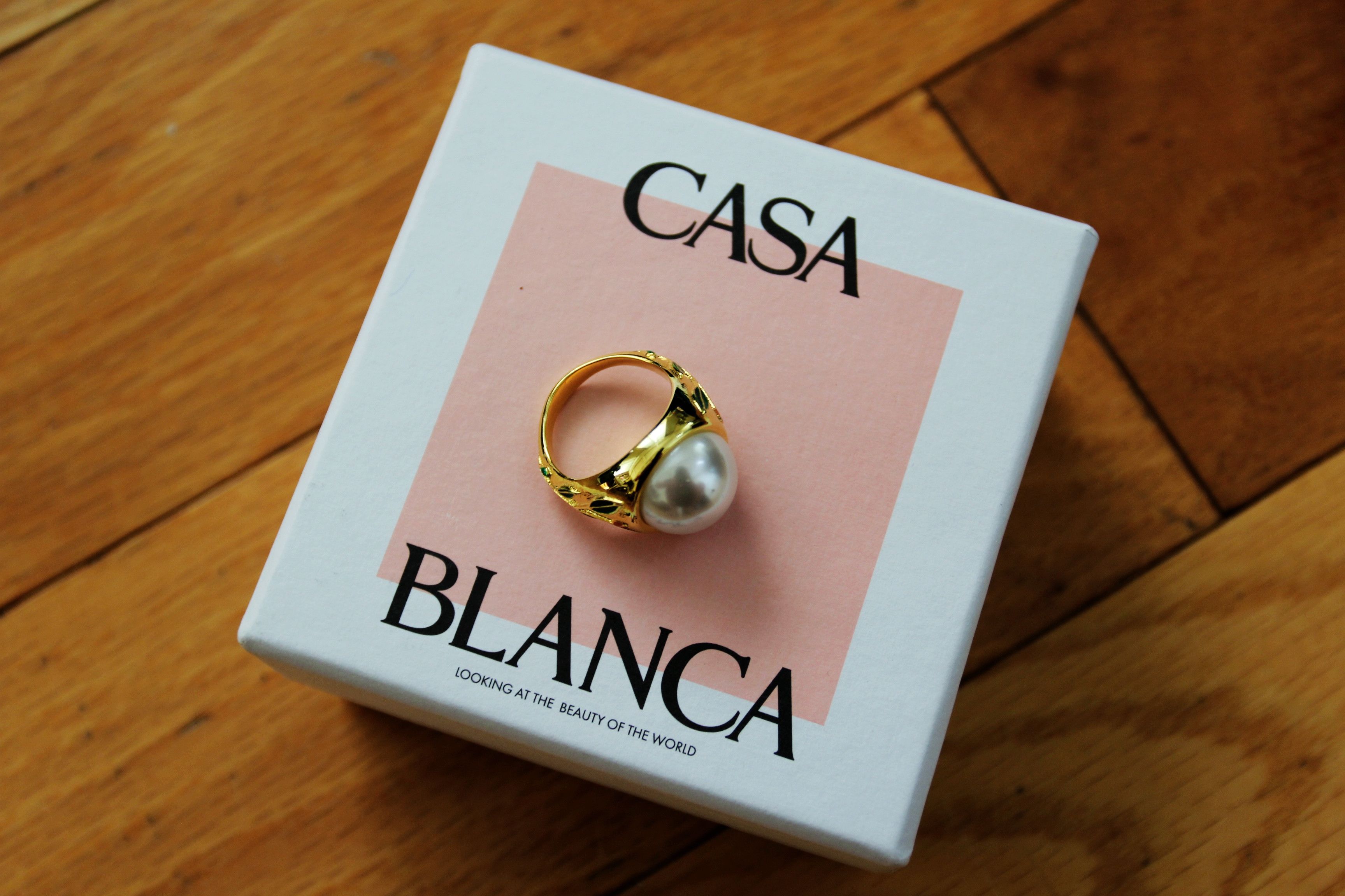 Casablanca BNWT SS24 CASABLANCA PERAL SIGNET RING M Size ONE SIZE - 3 Thumbnail