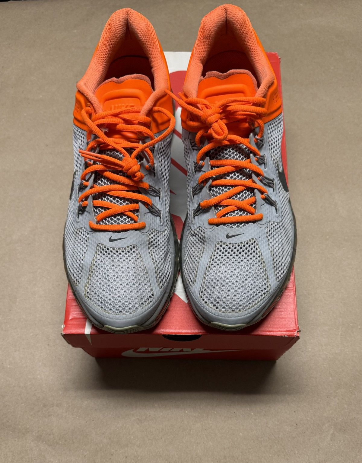 Nike Nike Air Max 2013 Dark Grey Orange Men’s size 14 running! Size US 14 / EU 47 - 3 Thumbnail