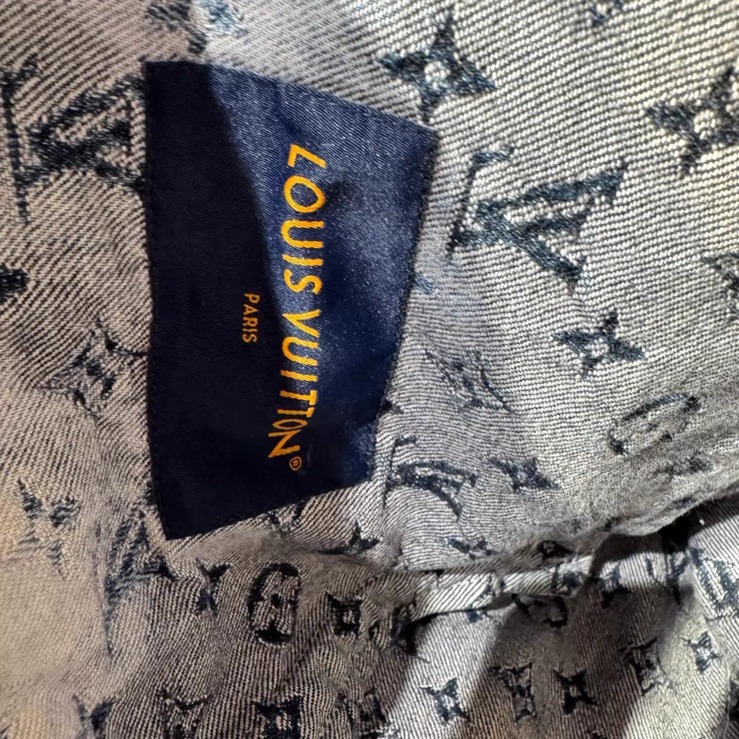Louis Vuitton LV Purple Tassel Distressed Denim Jacket 50 New Size US M / EU 48-50 / 2 - 5 Thumbnail