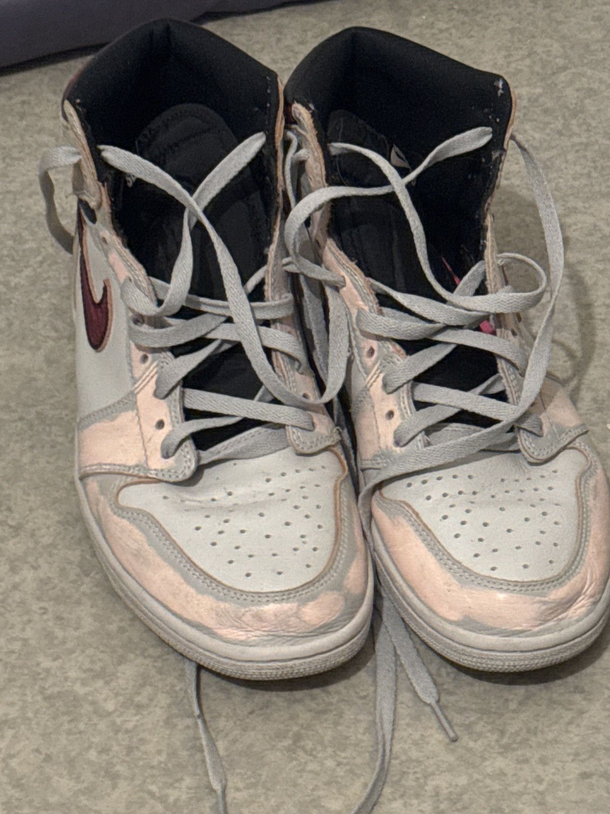 Nike NIKE SB AIR JORDAN 1 HIGH OG PINK Size US 10.5 / EU 43-44 - 3 Thumbnail