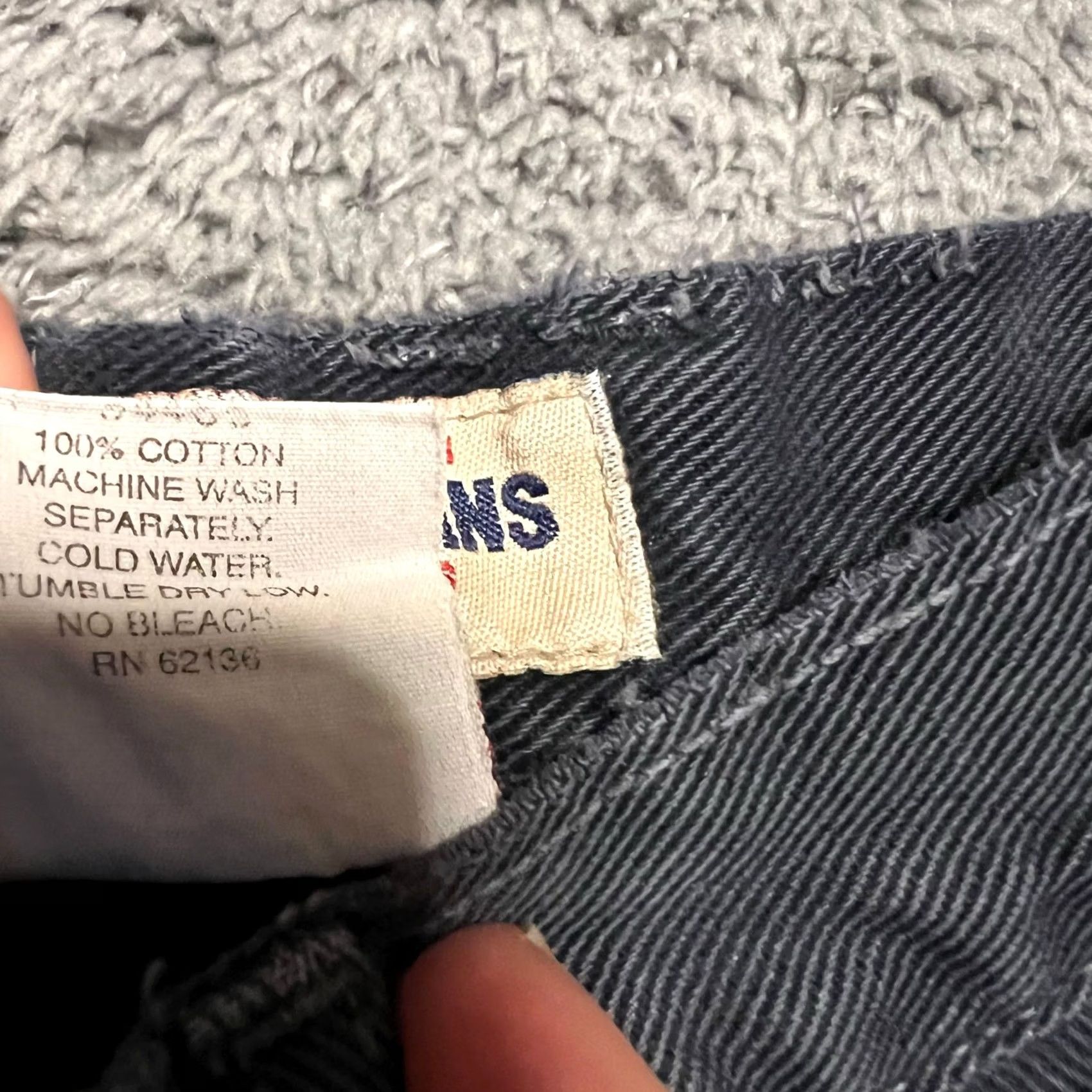 Guess VINTAGE Guess Jeans Mens 29 Blue Chino Denim USA Made Pants High Rise TAPERED Mens 29 Blue Chino Denim USA Made Pants High Rise 26x27 Size US 29 - 6 Thumbnail