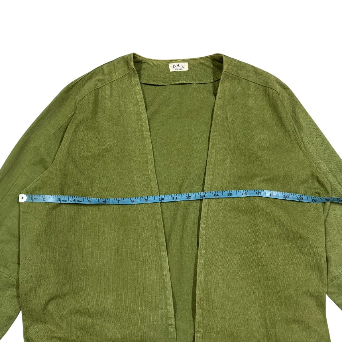 Toyo Enterprises Vtg🔥Domingo Hbt Kimono Cardigan Olive Green Military Style Size US M / EU 48-50 / 2 - 19 Thumbnail