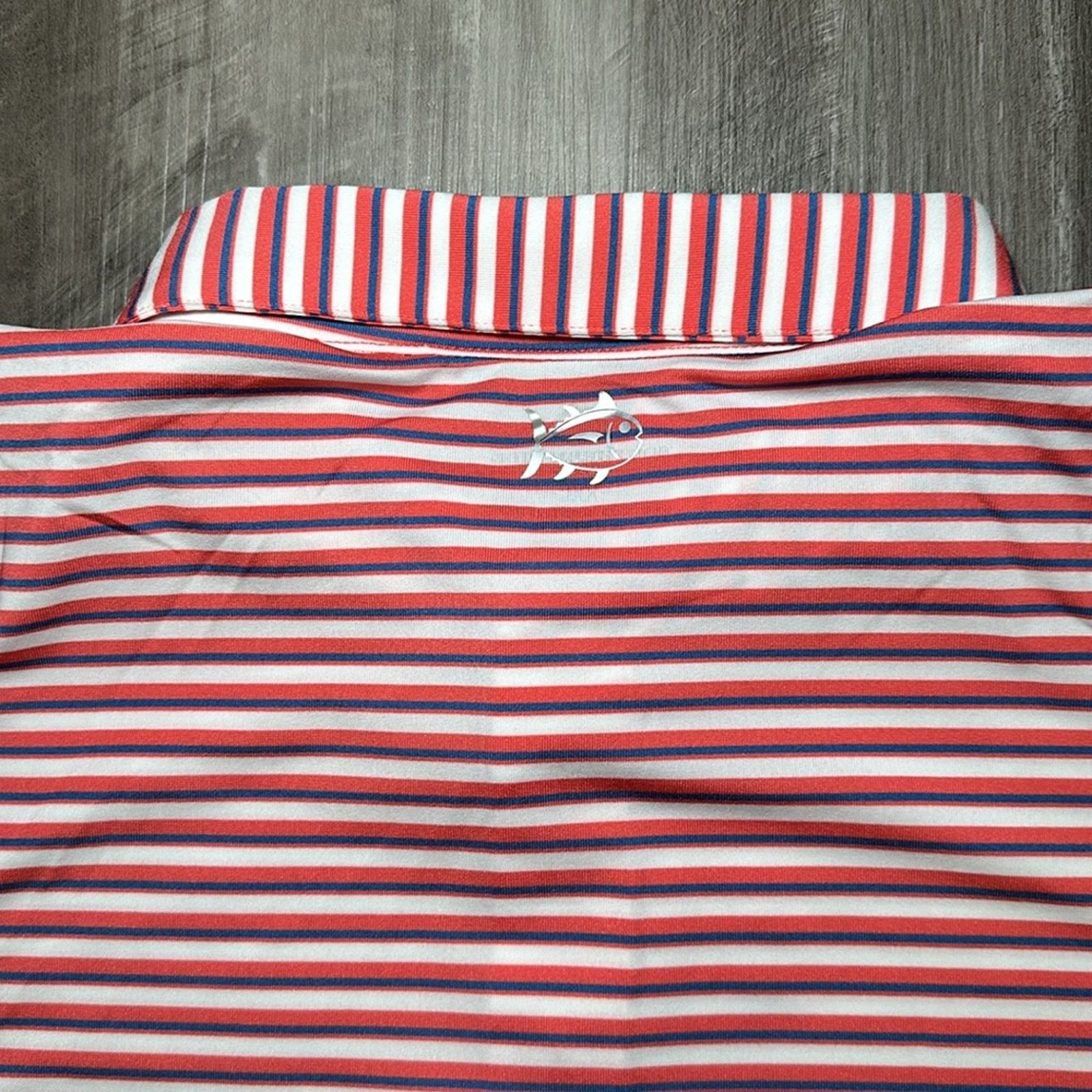 Southern Tide Southern Tide Driver Gulf Stripe Polo - 2XL Size US XXL / EU 58 / 5 - 5 Thumbnail