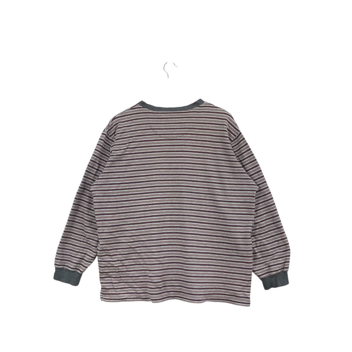 Aquascutum Vintage AQUASCUTUM LONDON Striped Baggy Sweatshirt Size XL / US 12-14 / IT 48-50 - 6 Thumbnail