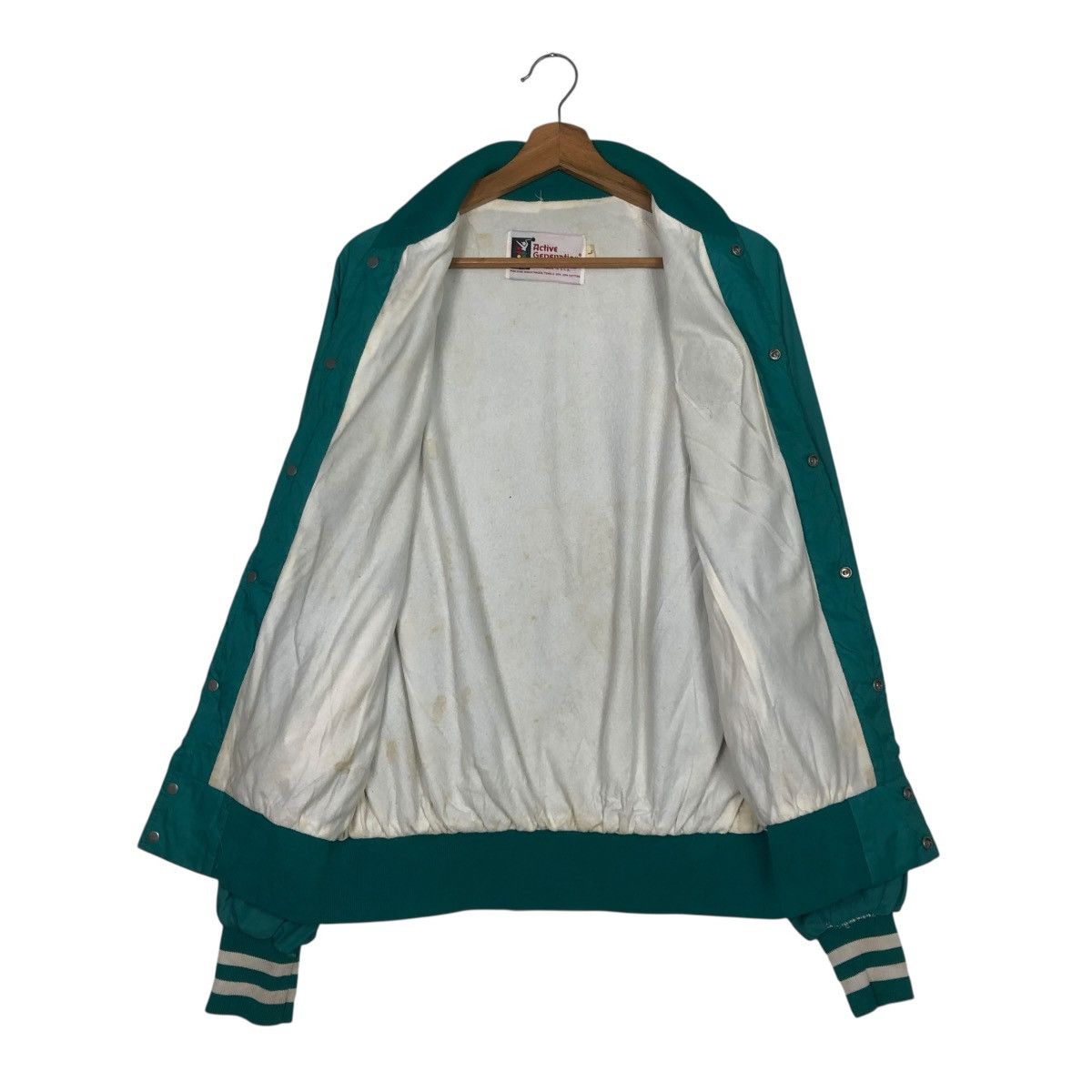 Vintage 🔥VINTAGE BOMBER JACKET DALLAS EMBLEM MFG DOLPHIN BIG LOGO Size US L / EU 52-54 / 3 - 15 Thumbnail