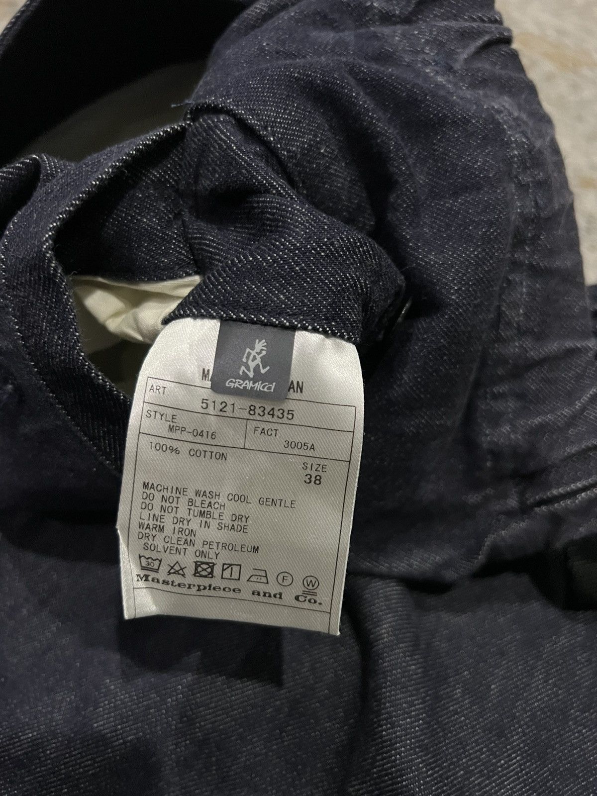 Gramicci Gramicci x Scye Indigo Raw Denim Baggy Pants Size US 30 / EU 46 - 8 Thumbnail