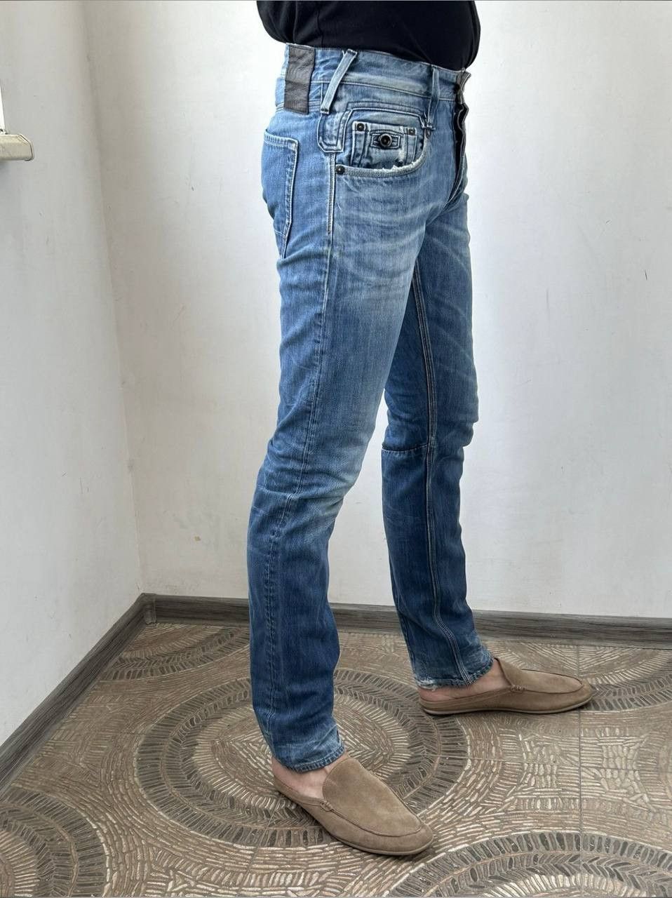 DENHAM Denham distressed jeans #174 Size US 31 - 1 Thumbnail