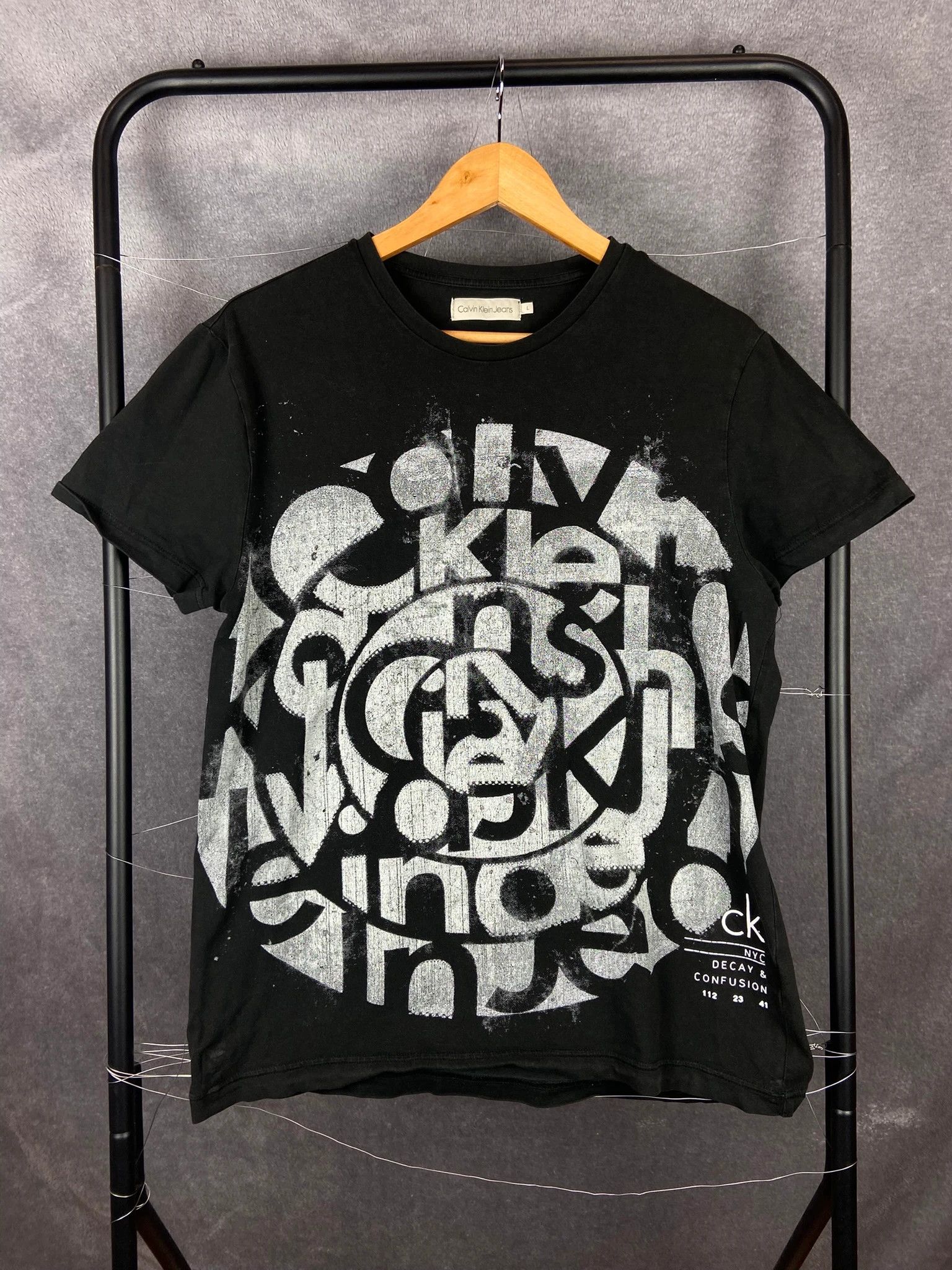 Calvin Klein Calvin Klein Jeans Spellout Tee – , NYC Graphic (M) Size US M / EU 48-50 / 2 - 1 Thumbnail