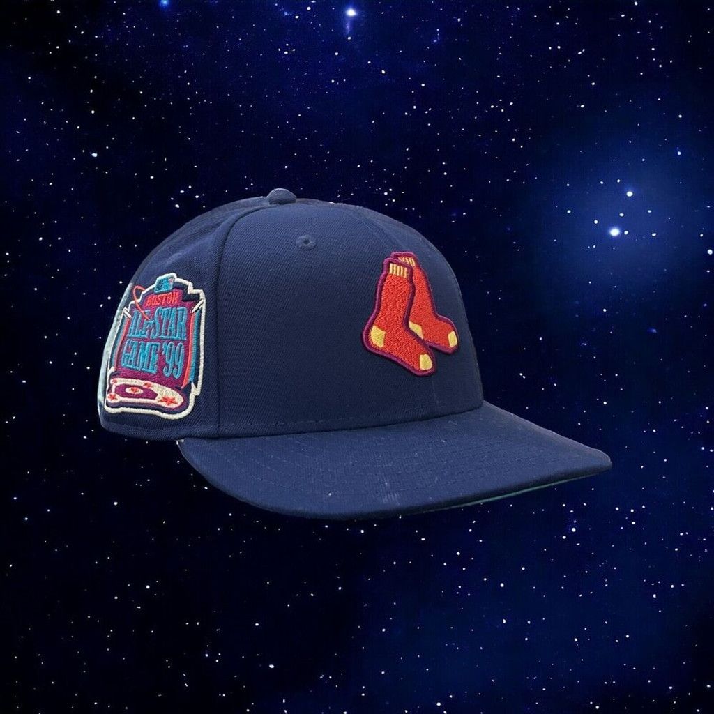 Hat Club × New Era 7 1/4 Boston Red Sox Fitted Hat Interstellar Jelly Space Jam Size ONE SIZE - 1 Thumbnail