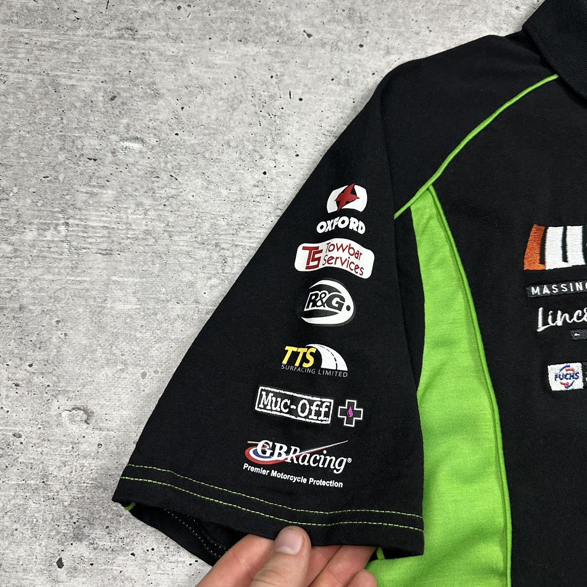 Yamaha Official Quattro Plant Kawasaki Team Polo Shirt Black Size US L / EU 52-54 / 3 - 8 Thumbnail