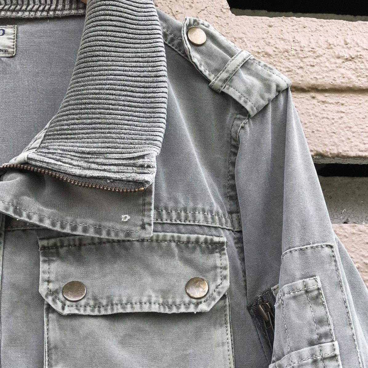 Vintage Vintage CORISCO evolve Faded Bomber Jacket Size US L / EU 52-54 / 3 - 8 Thumbnail
