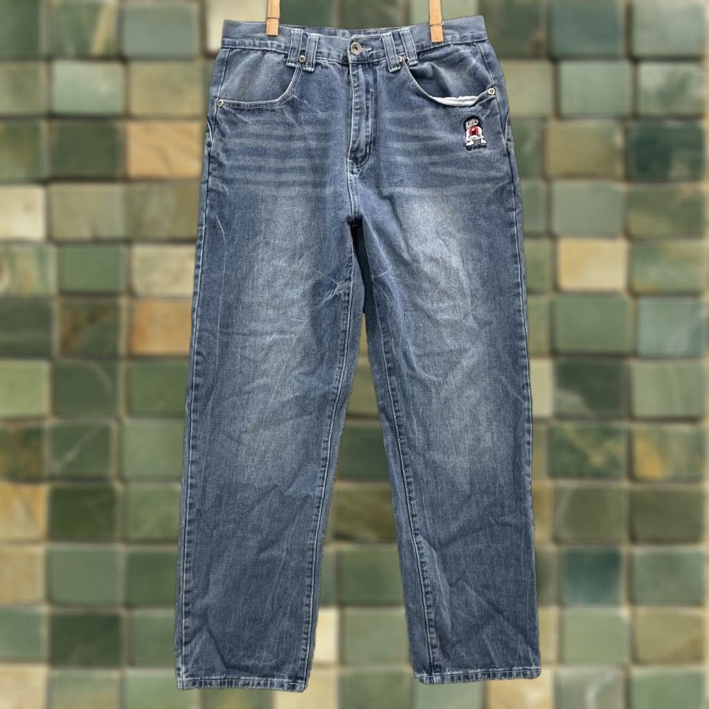 Vintage VINTAGE Ekko Play Big Jeans Mens 33x30* Baggy Y2k 90's Skater Streetwear Hip-Hop Size US 33 - 1 Thumbnail