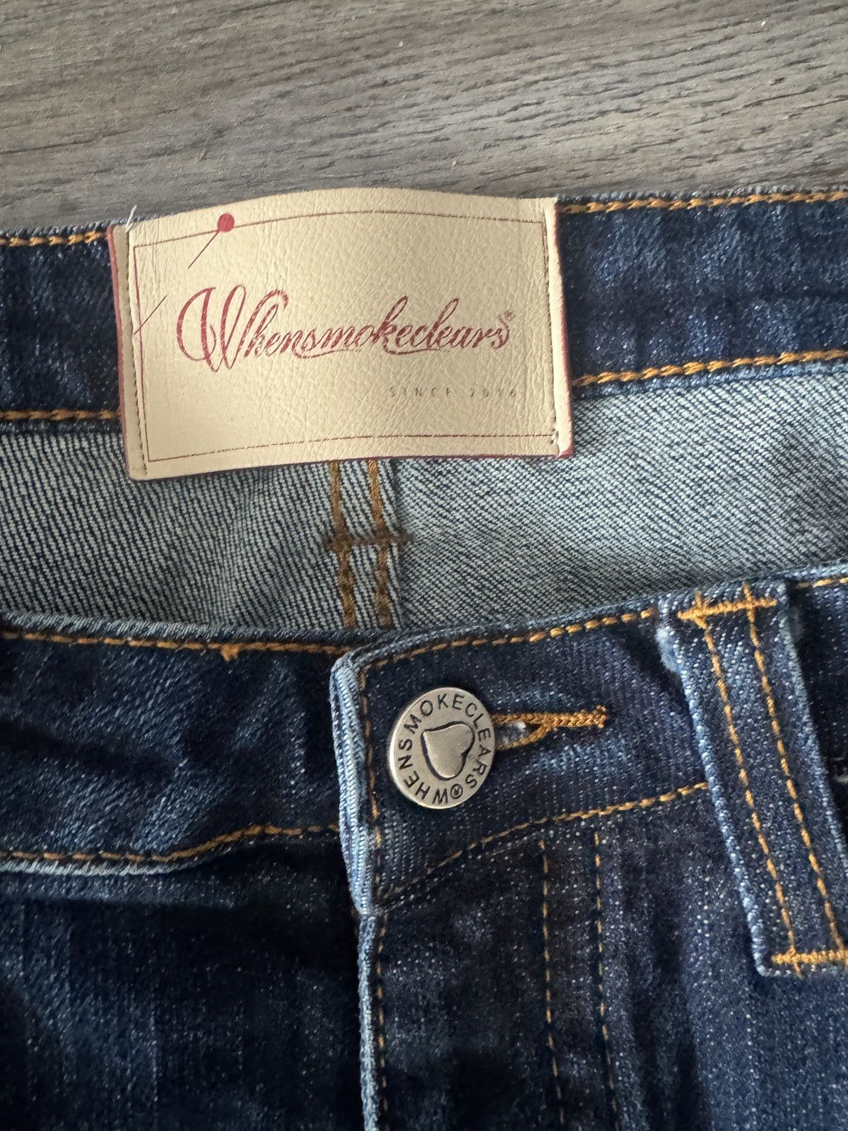 Whensmokeclears When Smoke Clears x Fumi Diamond Dark Wash Jeans SIZE 32 Size US 32 / EU 48 - 6 Thumbnail