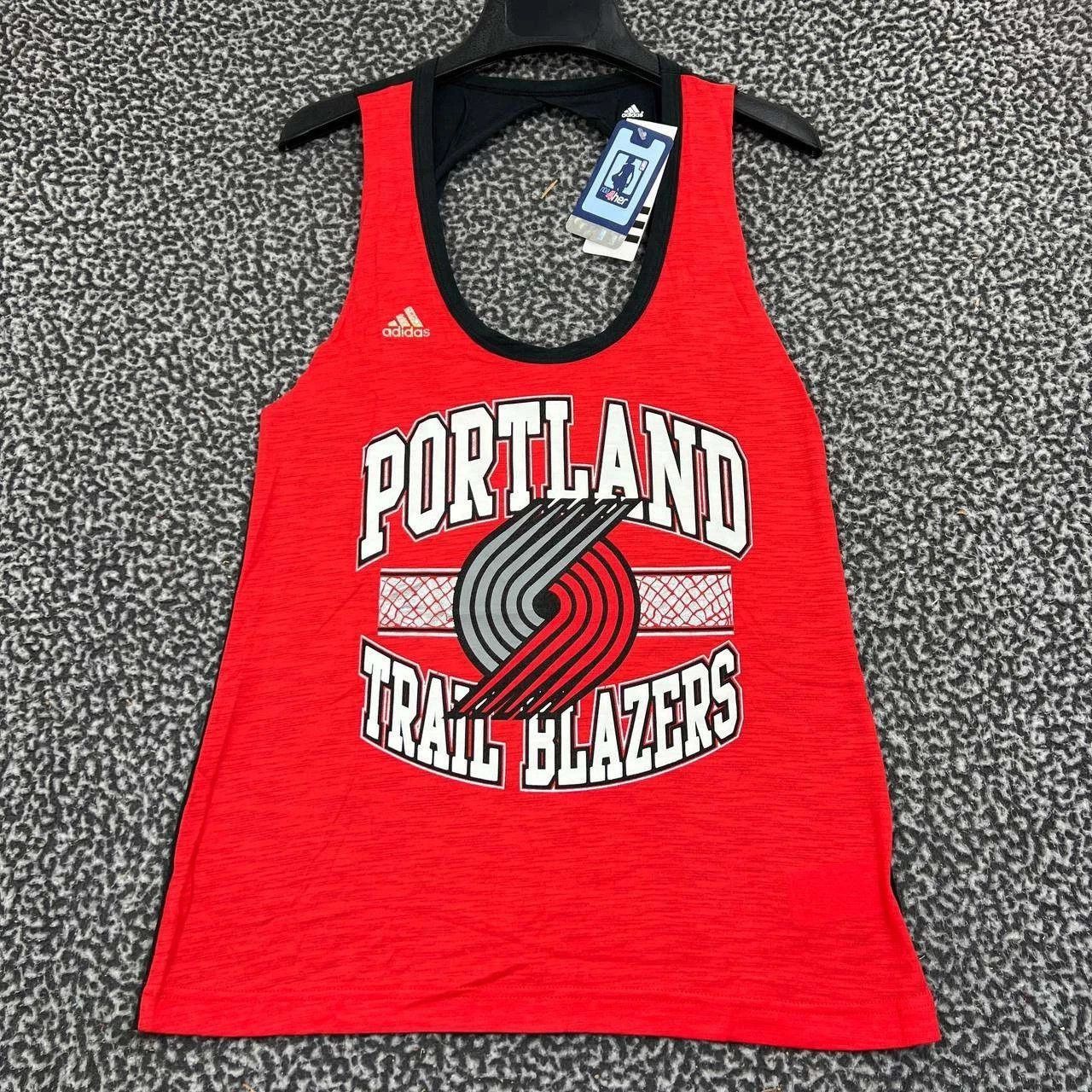 Adidas Portland Trailblazers Shirt Women S Adidas Top Scoop Neck Size S / US 4 / IT 40 - 1 Thumbnail