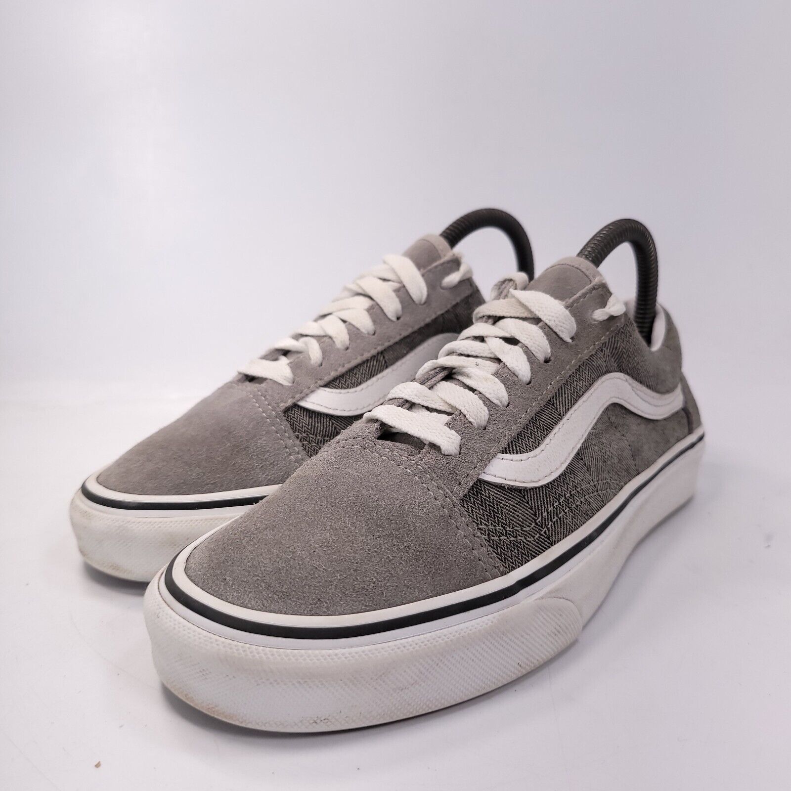 Vans Vans Off the Wall Old Skool Shoe Womens Size 7 508731 Gray Size US 7 / IT 37 - 1 Thumbnail