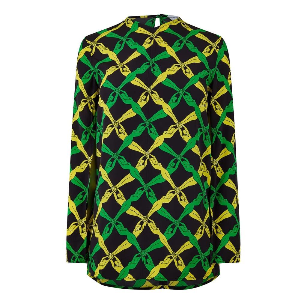 Bottega Veneta Bottega Veneta Crew Neck Regular Fit T-Shirt in Green Size XS / US 0-2 / IT 36-38 - 2 Thumbnail