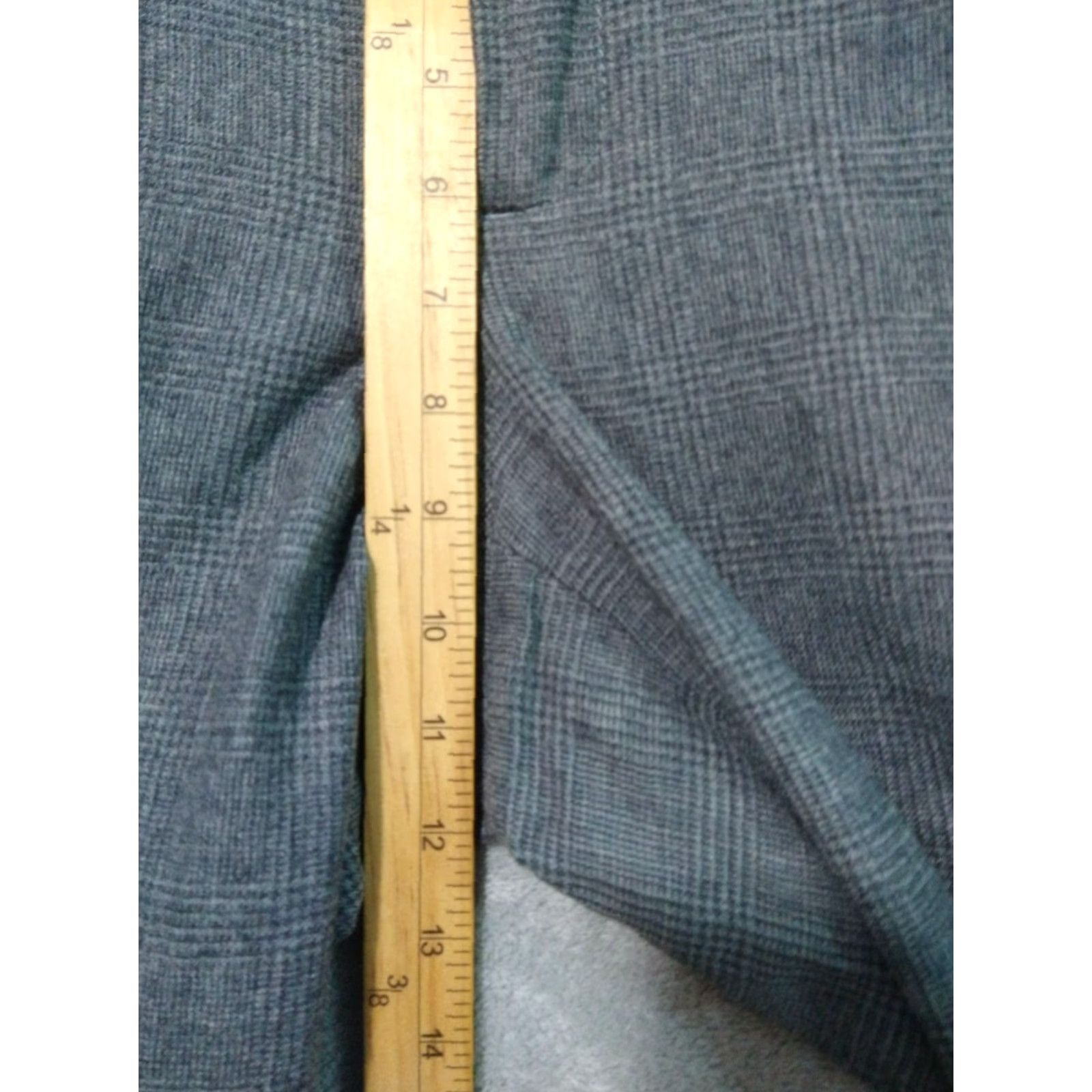 Banana Republic Banana Republic Pants Womens 8 Gray Plaid Boot Cut Jackson Wool Stretch Trousers Size 30" / US 8 / IT 44 - 4 Thumbnail