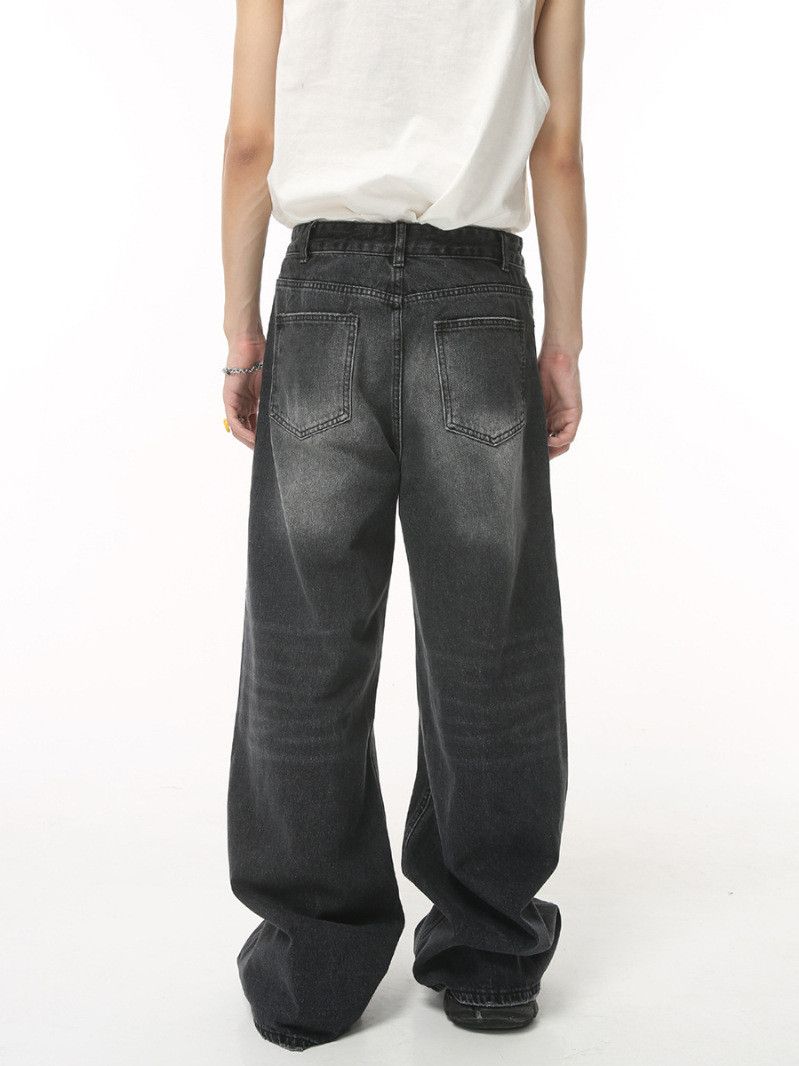 Japanese Brand × Jean Retro loose wide leg high street jeans Size US 32 / EU 48 - 3 Thumbnail