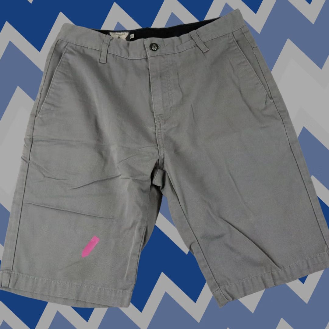 Volcom Volcom Shorts Mens 30 Chino Casual Surfer Skater Flat Front Gray Size US 30 / EU 46 - 1 Thumbnail