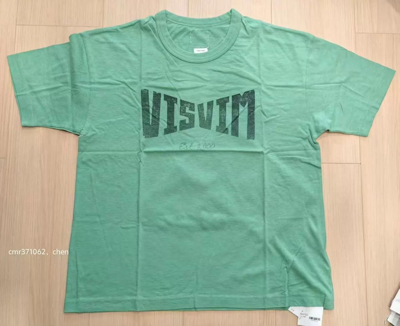 Visvim visvim 24ss heritage tee yellow/white/lt green 2,3,4 1-wash Size US M / EU 48-50 / 2 - 5 Thumbnail