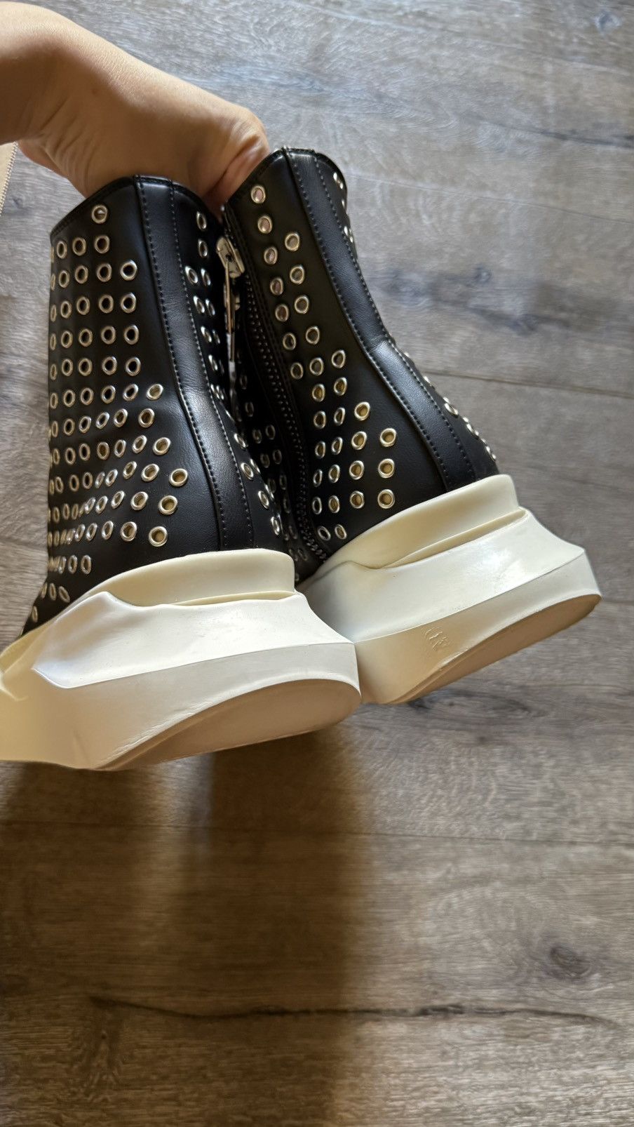 Rick Owens Drkshdw Rick Owens drkshdw abstract Ramones Size US 8 / EU 41 - 5 Thumbnail