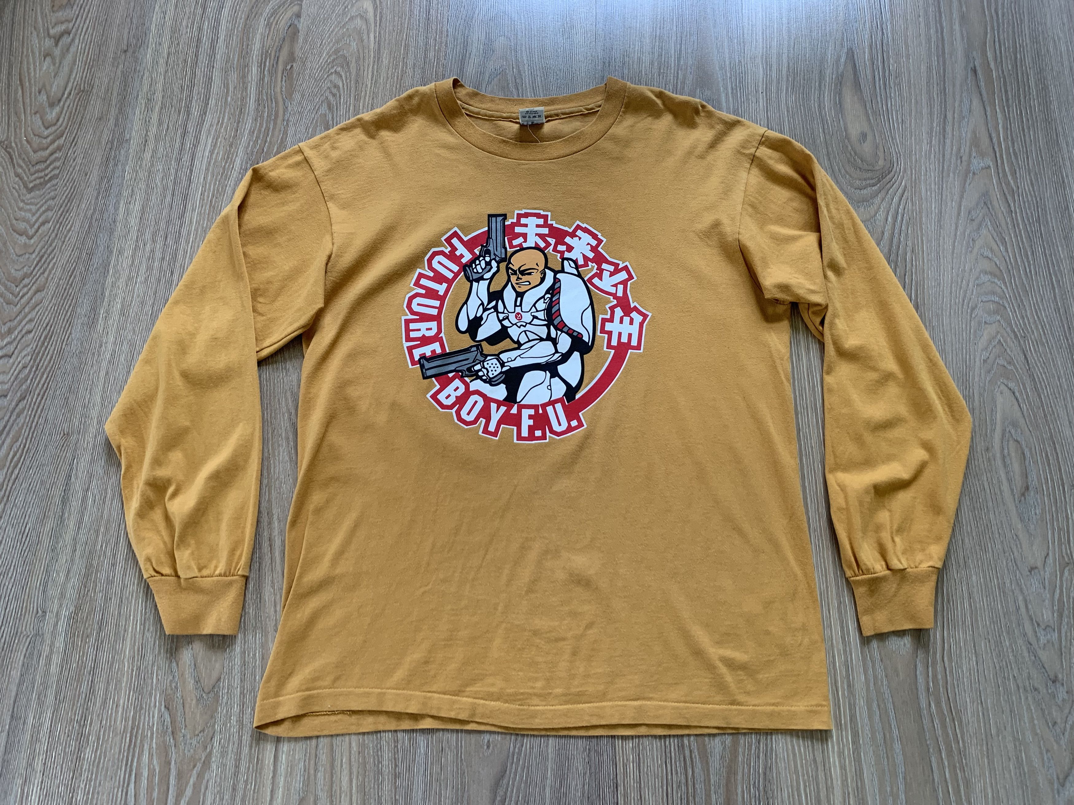 Anime × Japanese Brand × Vintage Future Boy FU Vintage Anime Printed Long Sleeve Size US L / EU 52-54 / 3 - 2 Thumbnail