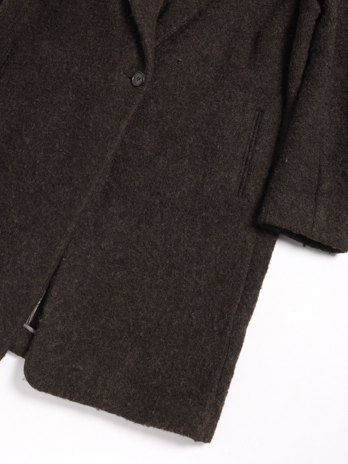 Etro Etro Milano Lana Wool Long Coat Brown Khaki Olive Jacket Size US M / EU 48-50 / 2 - 3 Thumbnail