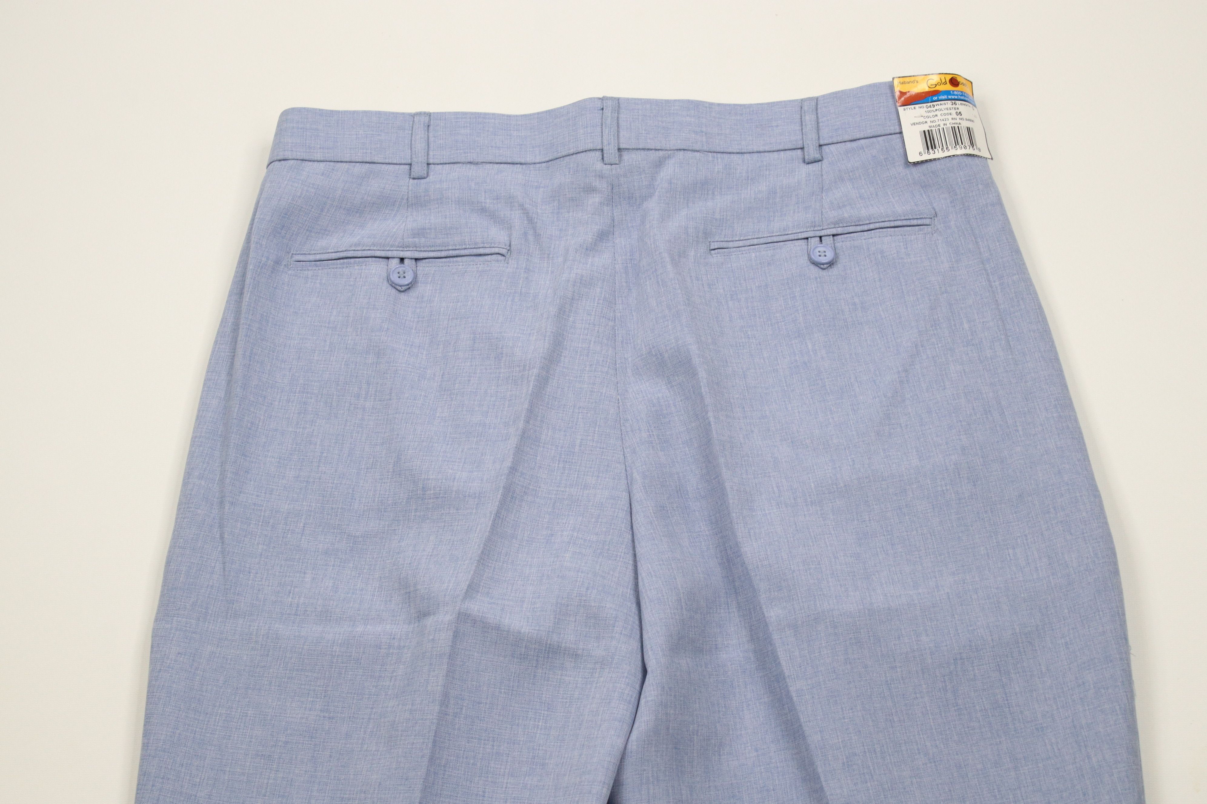 Vintage Deadstock Vintage 90s Streetwear Knit Wide Leg Chino Pants Size US 36 / EU 52 - 8 Thumbnail