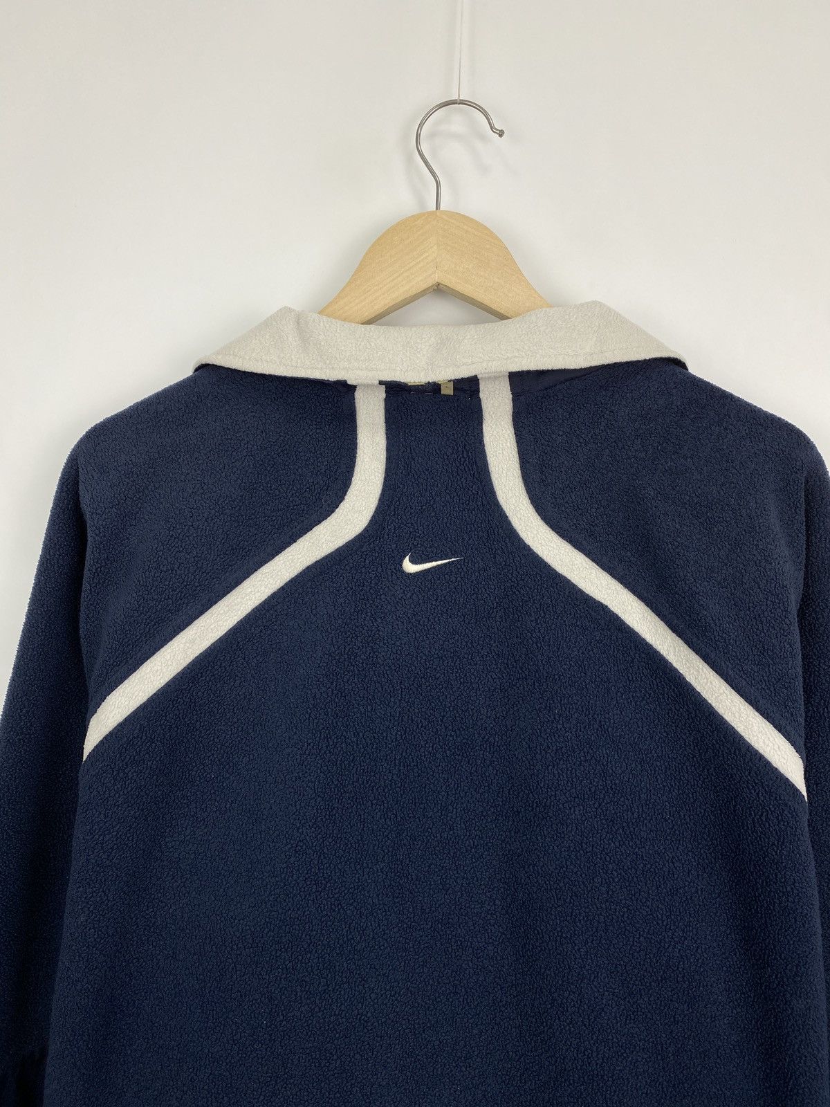 Nike 🇺🇸 Vintage 90s Nike Fleece Zip Hoodie Rare Retro Hype Y2K Size US XL / EU 56 / 4 - 12 Thumbnail