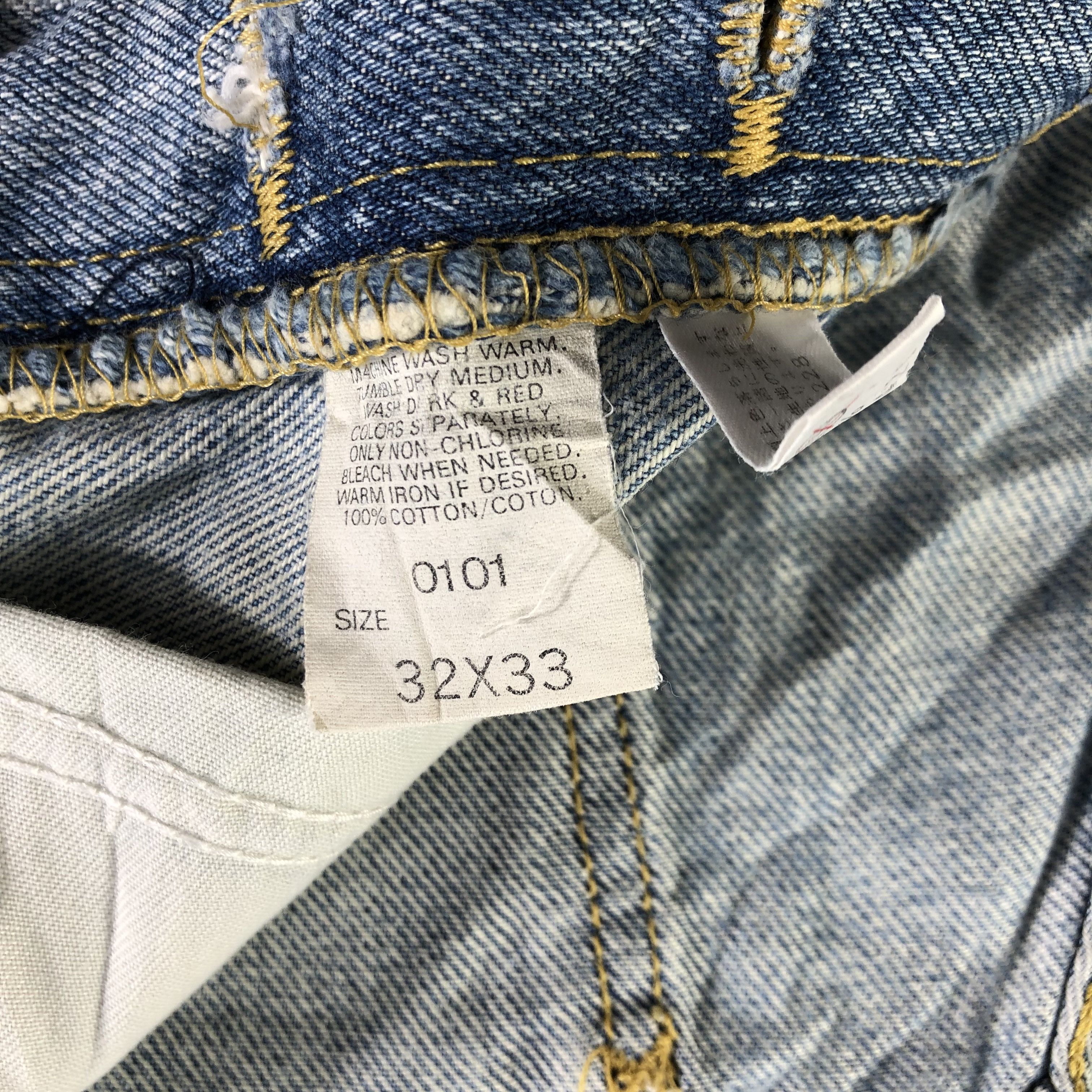 Lee Vintage Blue Wash Lee Jeans-J3678 Size US 32 / EU 48 - 10 Thumbnail
