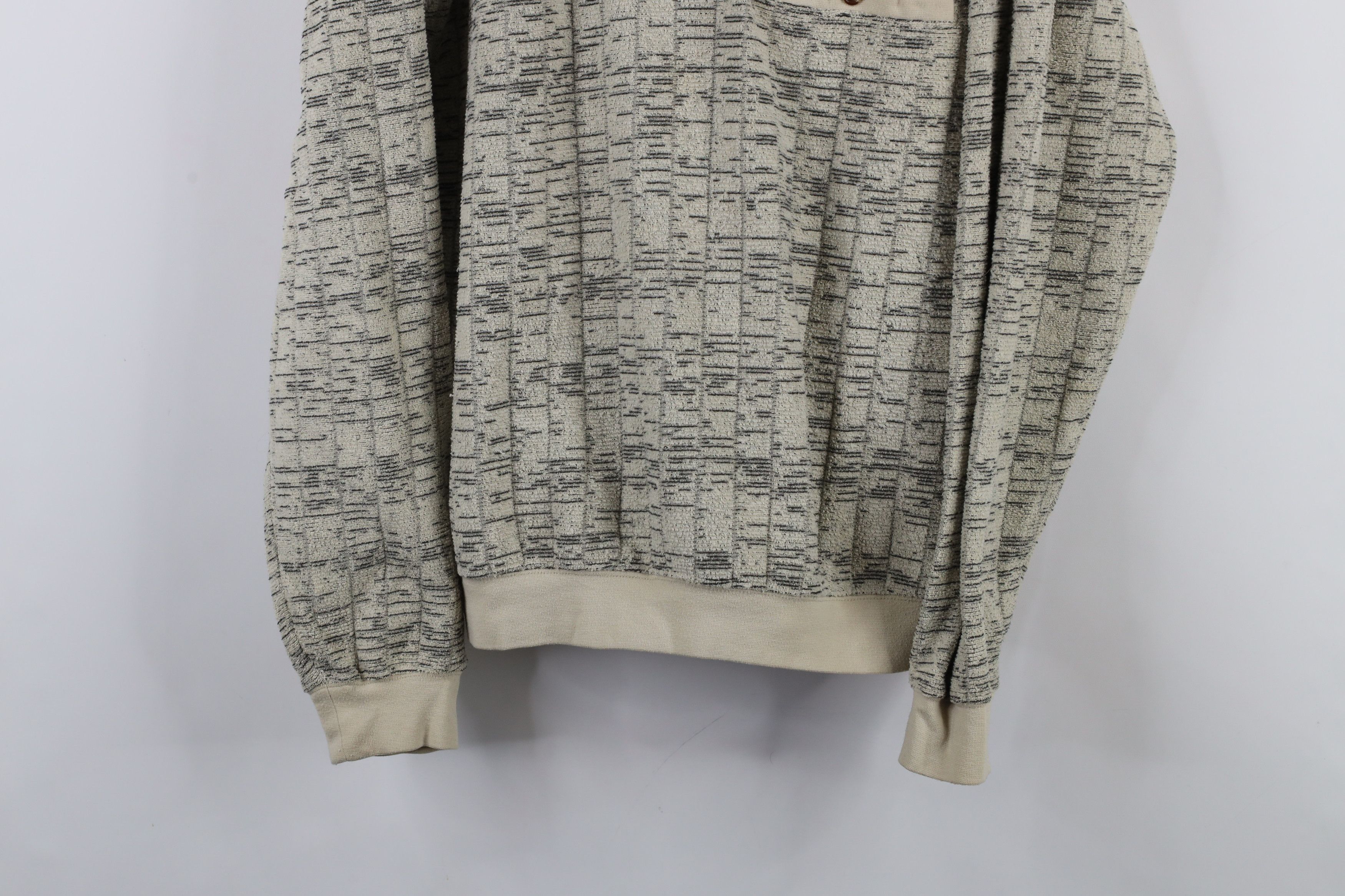 Vintage Vintage 90s Streetwear Fleece Collared Pullover Sweater Size US M / EU 48-50 / 2 - 3 Thumbnail