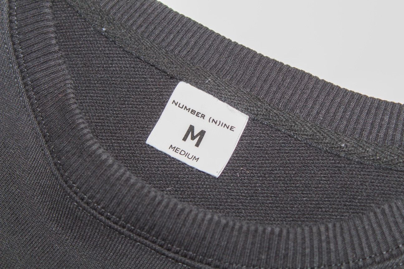 Number (N)ine Logo Crewneck Sweatshirt Size US M / EU 48-50 / 2 - 3 Thumbnail