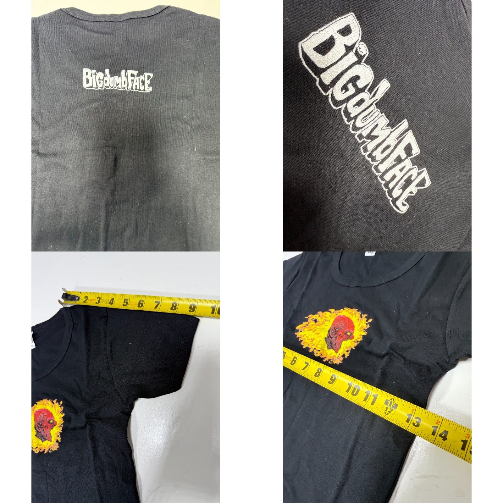 American Apparel VINTAGE BIG DUMB FACE Original T-Shirt Adult Medium Black Graphic Print Unisex 2000s Promotional Size US M / EU 48-50 / 2 - 8 Thumbnail