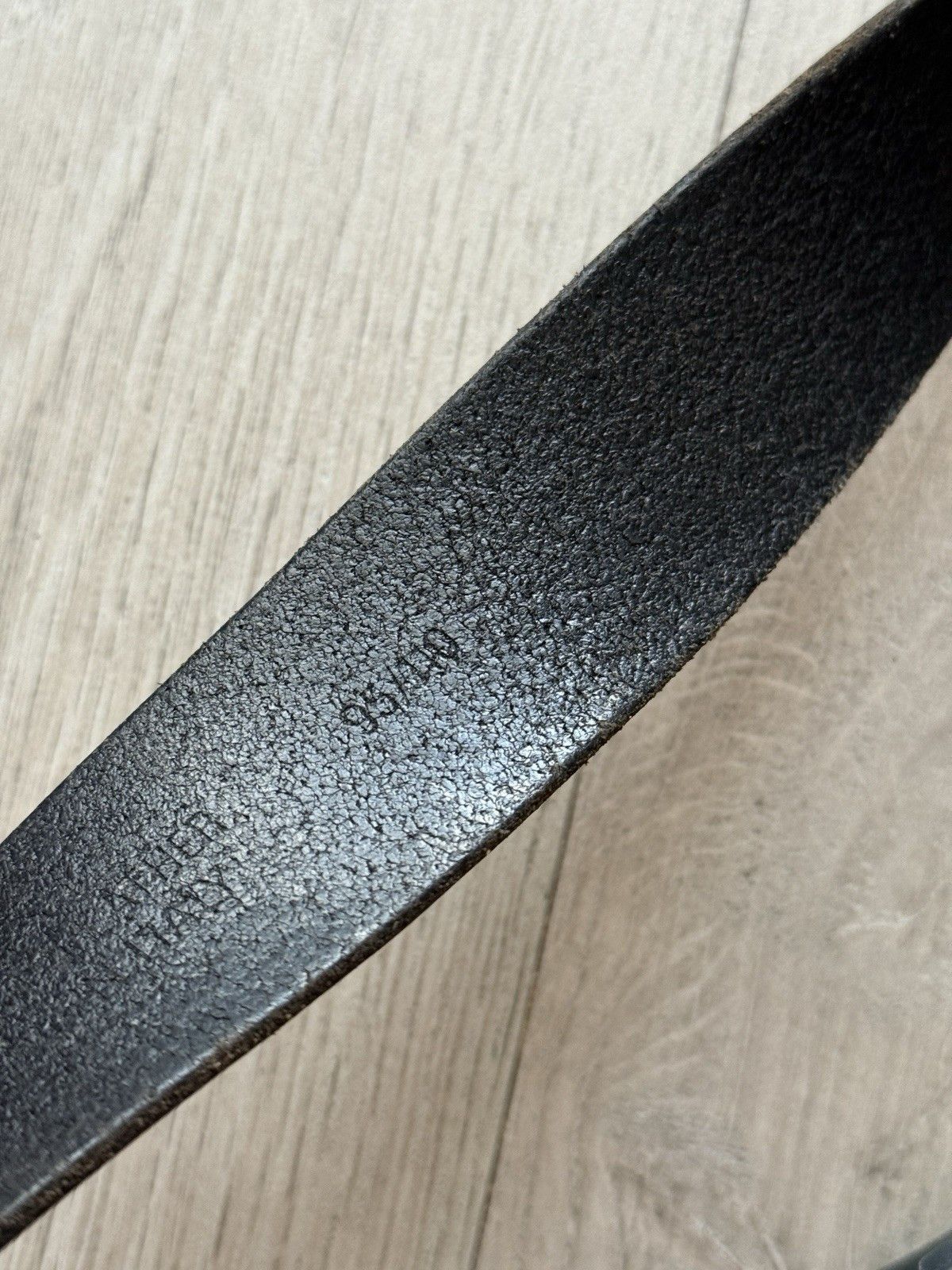 Dolce & Gabbana Vintage Dolce Gabbana Dolce&Gabbana Leather Mens Belt 95/110 Size 32 - 11 Thumbnail