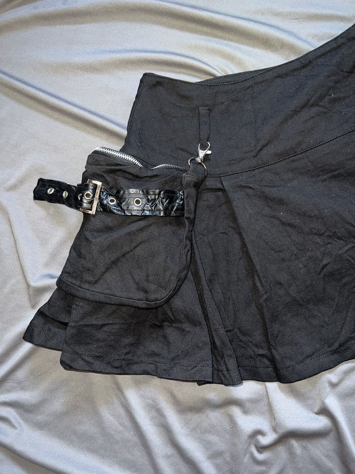 Japanese Brand Bodyline leather pocket mini skirt ♠️🧛🏻‍♀️ Size 26" / US 2 / IT 38 - 9 Thumbnail