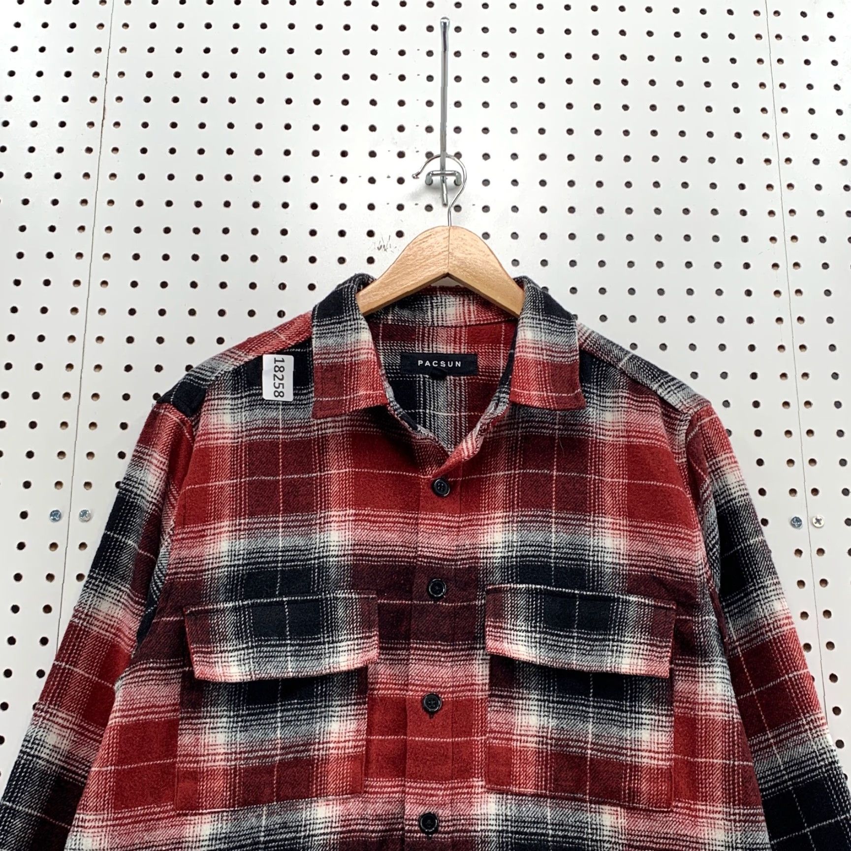 Pacsun Pacsun Red Flannel Shirt Men Long Sleeve Buffalo Plaid Small Oversized 22X30 Size US S / EU 44-46 / 1 - 2 Thumbnail