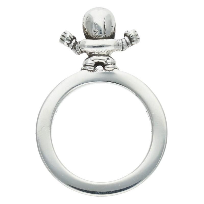 Chrome Hearts US8 Chrome Hearts FOTI Spacer Silver Ring Size ONE SIZE - 2 Thumbnail