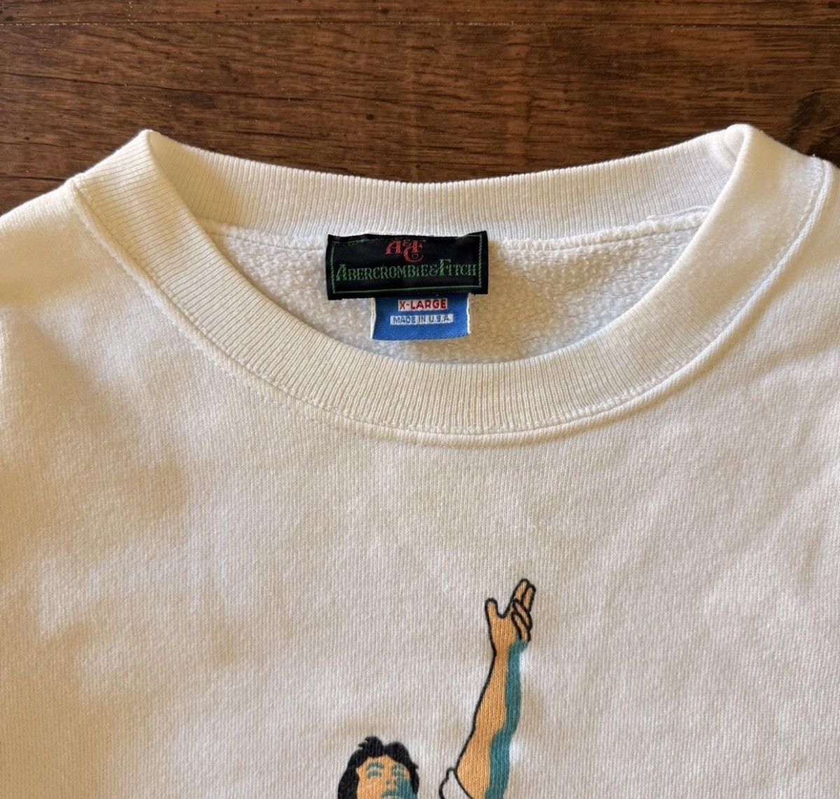 Abercrombie & Fitch Vintage Abercrombie & Fitch Classic Tennis Crewneck Size US XL / EU 56 / 4 - 4 Thumbnail