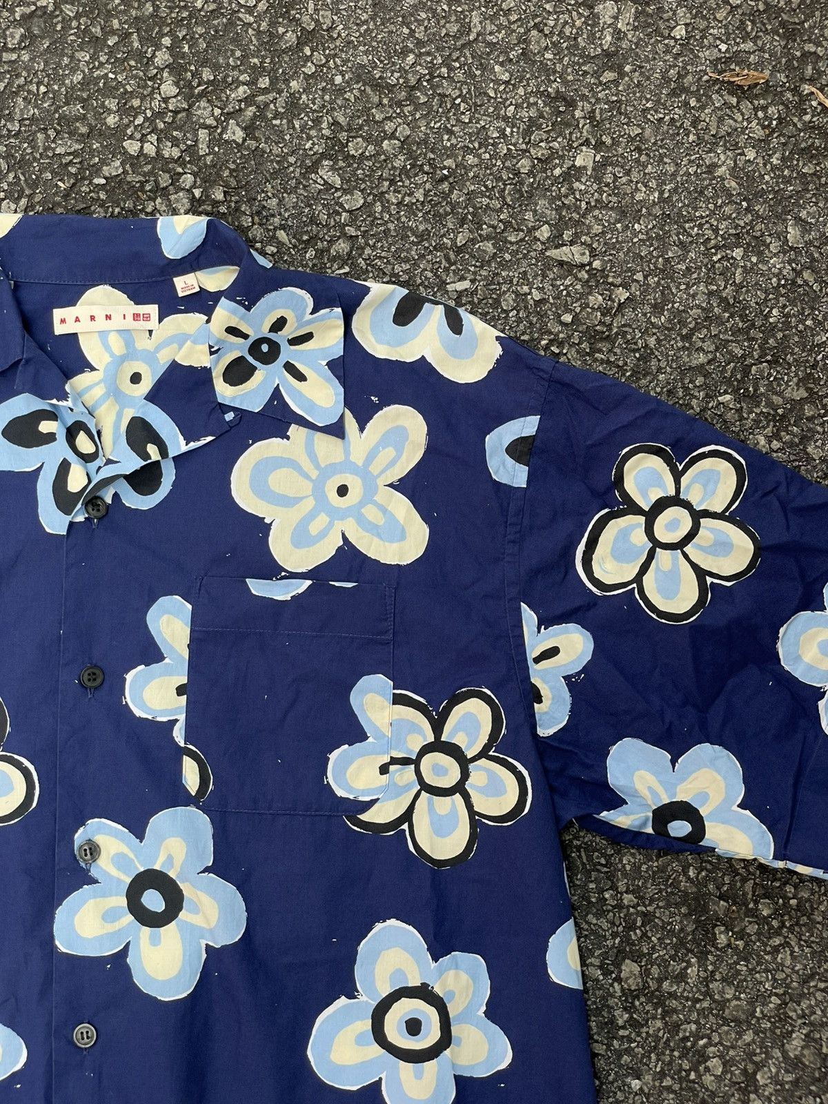 Marni Marni Uniqlo | Floral Shirt Size US L / EU 52-54 / 3 - 1 Thumbnail