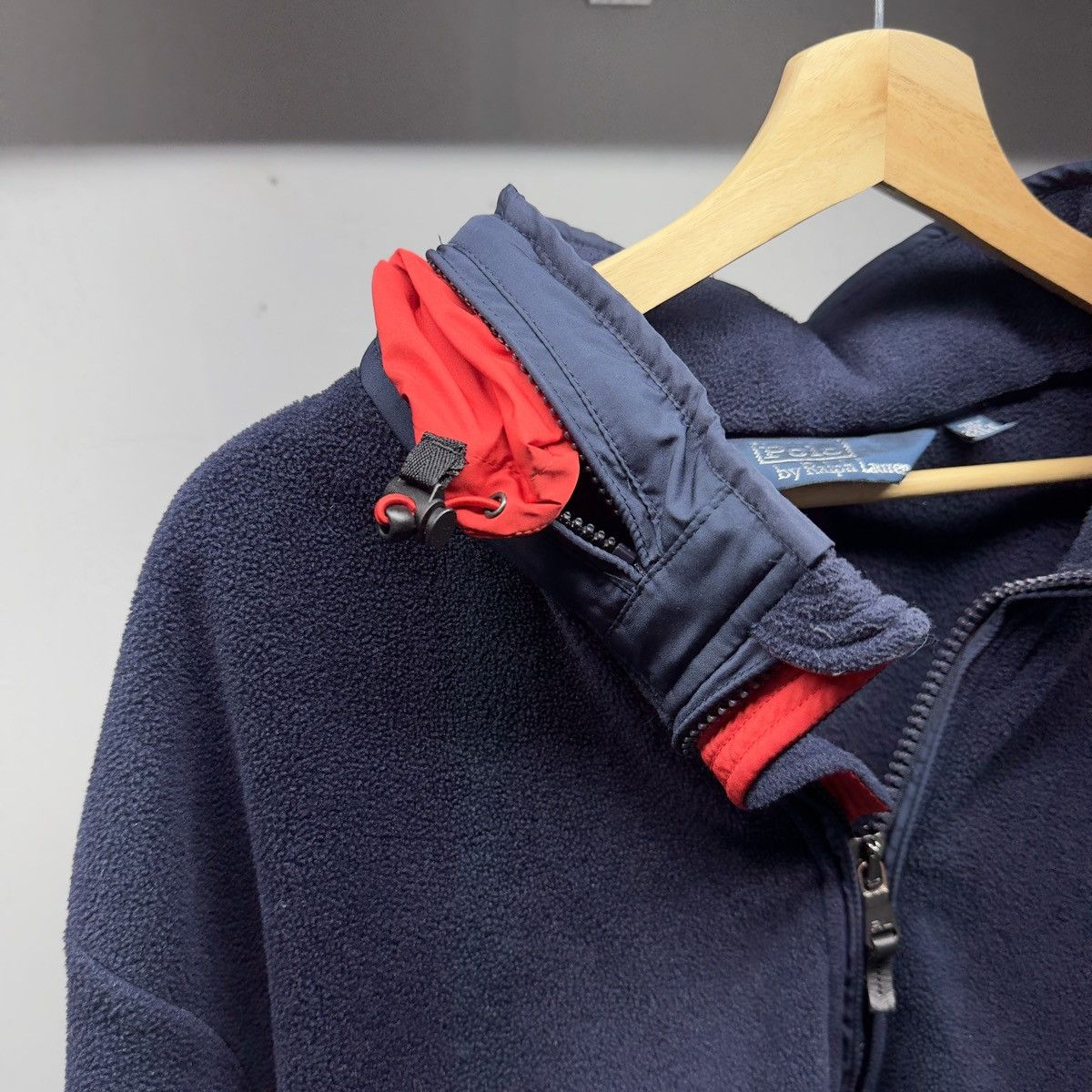 Vintage Polo Ralph Lauren Polartec Hooded Zip Up Fleece ERD Grunge Size US XXL / EU 58 / 5 - 4 Thumbnail