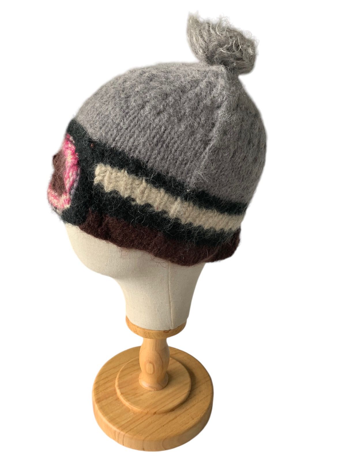 Japanese Brand × Kapital × Vintage RARE Multicolour SHANIT Fur Wool Knitted beanie Hats Size ONE SIZE - 5 Thumbnail