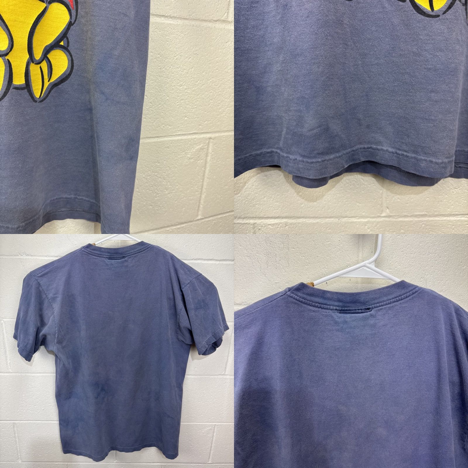 Disney VINTAGE Disney T-Shirt XL Blue Winnie the Pooh Tigger 90s Graphic Print Crew Neck Mens Size US XL / EU 56 / 4 - 9 Thumbnail