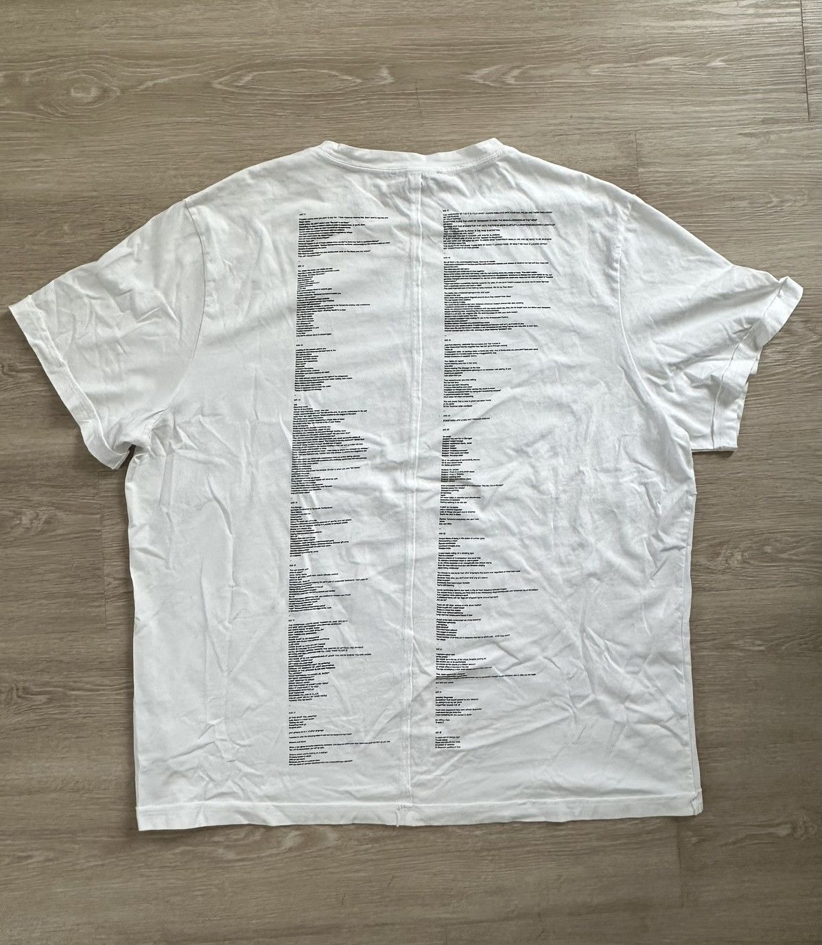 Eckhaus Latta Ten Year Anniversary Lapped Tee Shirt Size US L / EU 52-54 / 3 - 2 Thumbnail