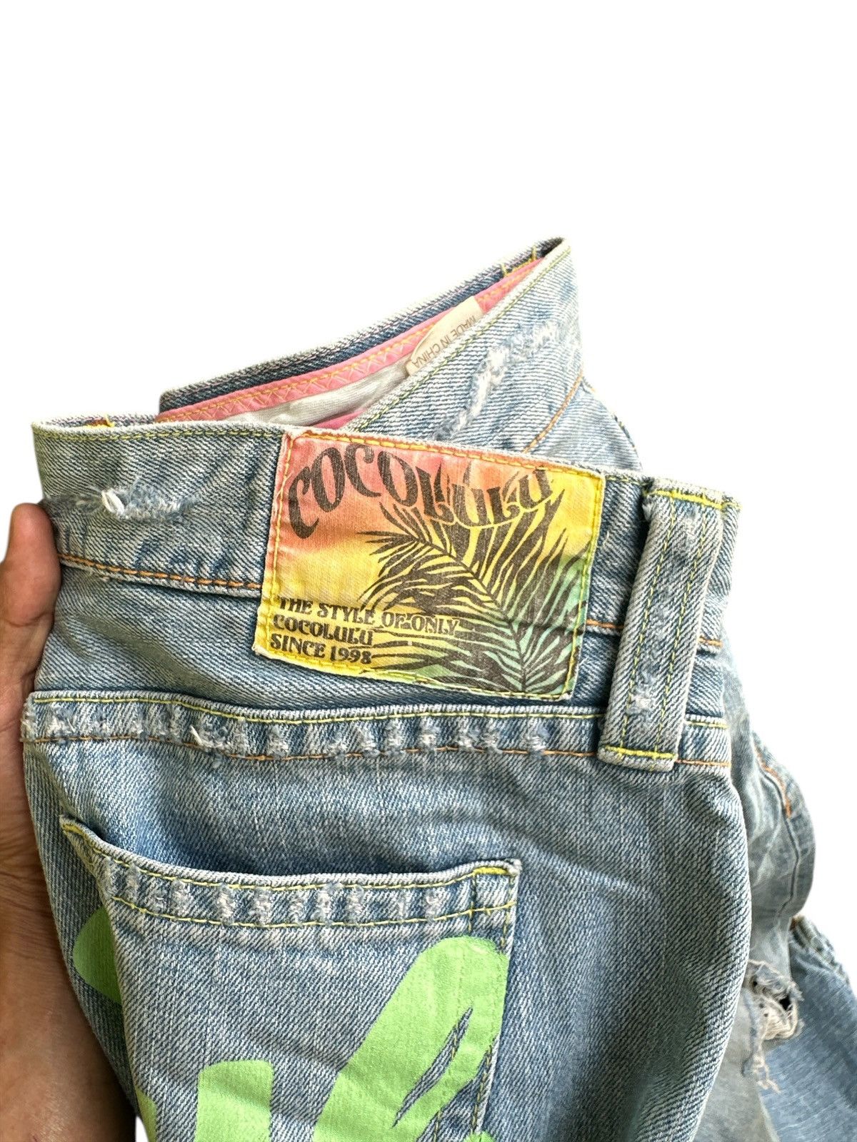 Vintage Distress Style Coco LuLu Denim 🎌💥 Size US 34 / EU 50 - 5 Thumbnail